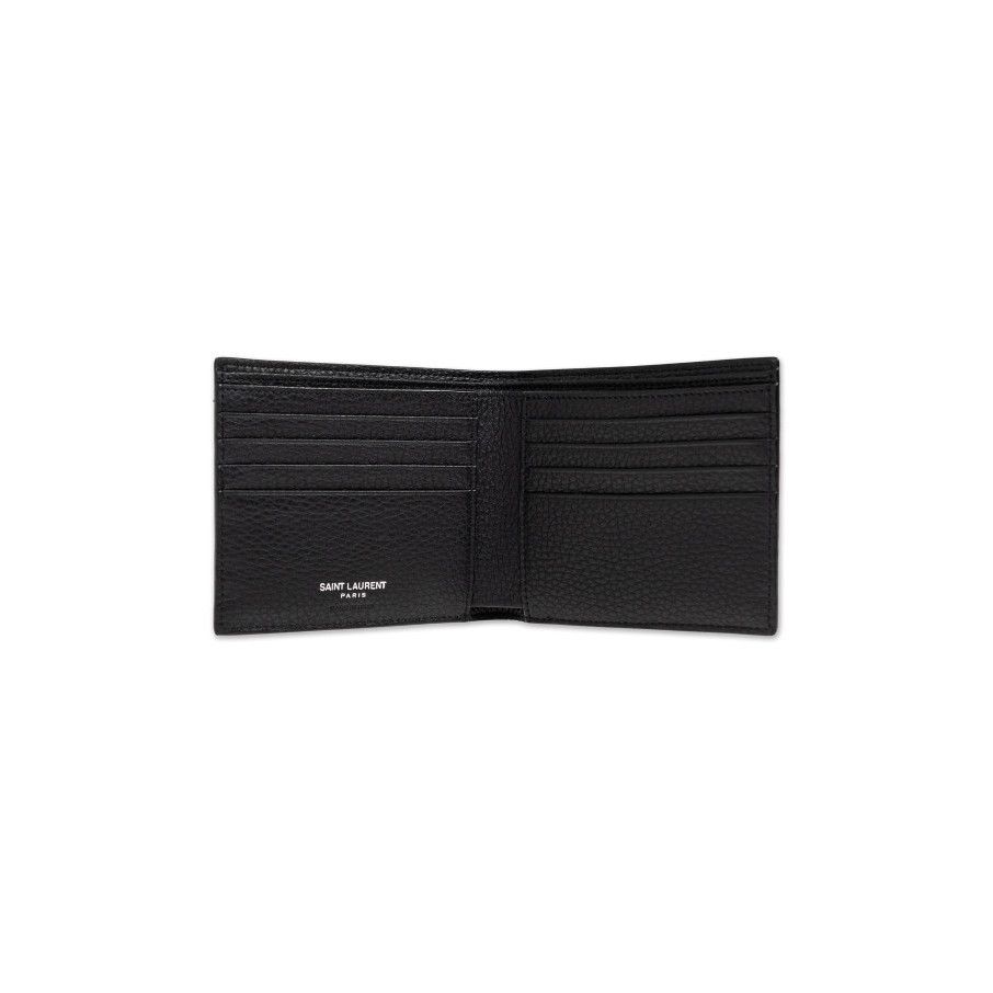 Saint Laurent Paris SAINT LAURENT Black Foldable Wallet New & Authentic Size ONE SIZE - 2 Thumbnail