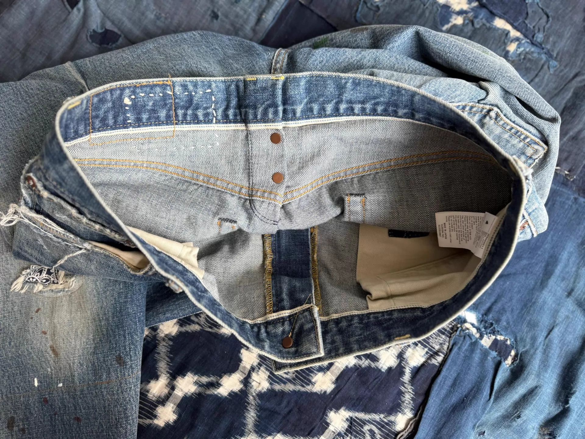 Visvim VISVIM 25SS ICT JOURNEYMAN PANTS TACKED CRASH W/D Blue 4 Size US 34 / EU 50 - 8 Thumbnail