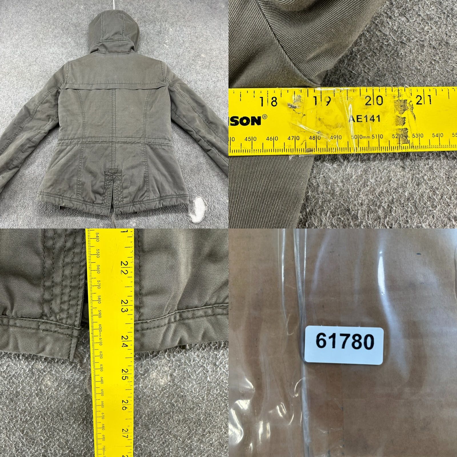 Abercrombie & Fitch VINTAGE Abercrombie & Fitch Parka Jacket Womens Small Green Hooded Lined Army Winter Casual Womens Size S / US 4 / IT 40 - 10 Thumbnail