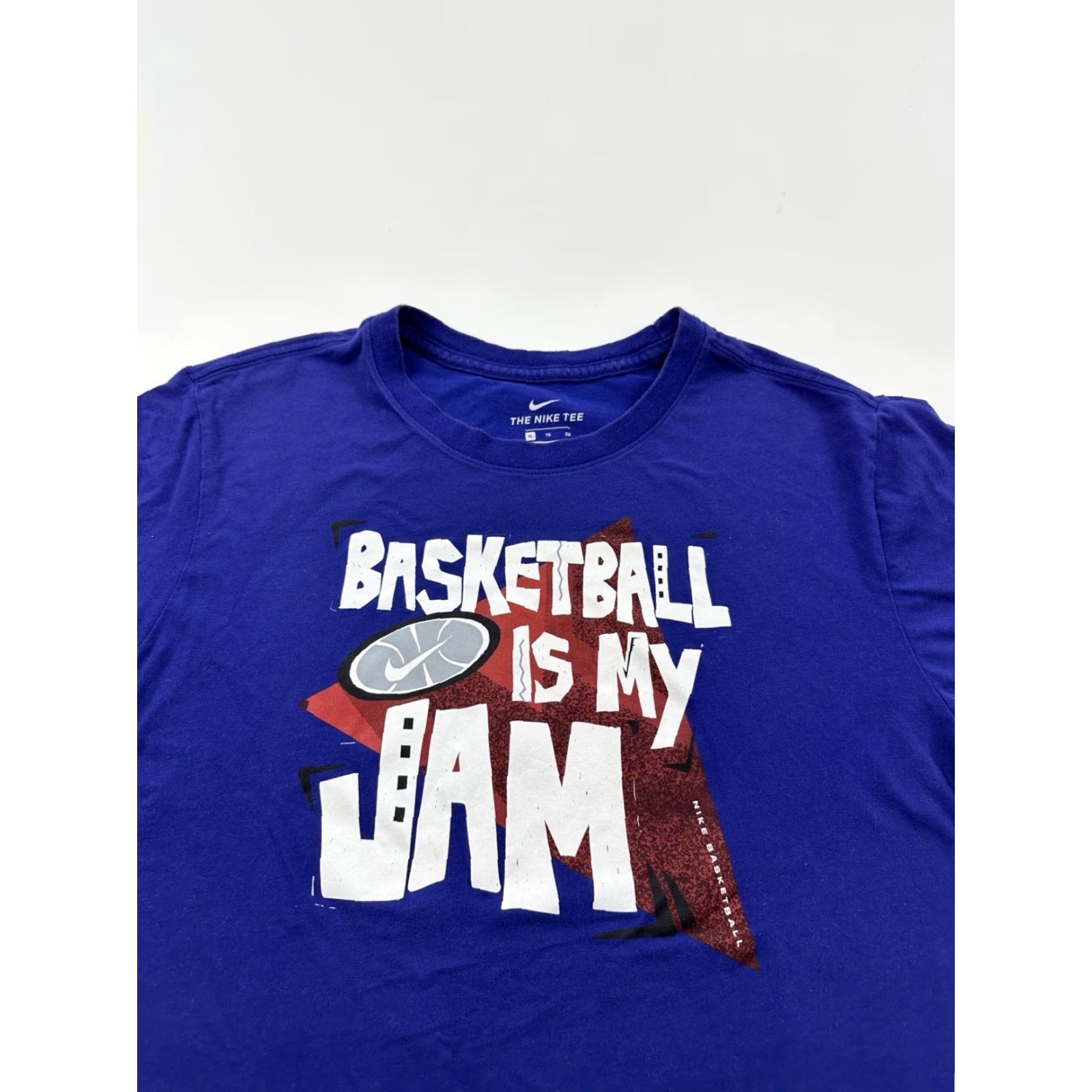 Nike Nike Shirt Mens XL Purple Basketball Is My Jam T-Shirt Crew Neck Short Sleeve Logo Athletic Size US XL / EU 56 / 4 - 3 Thumbnail