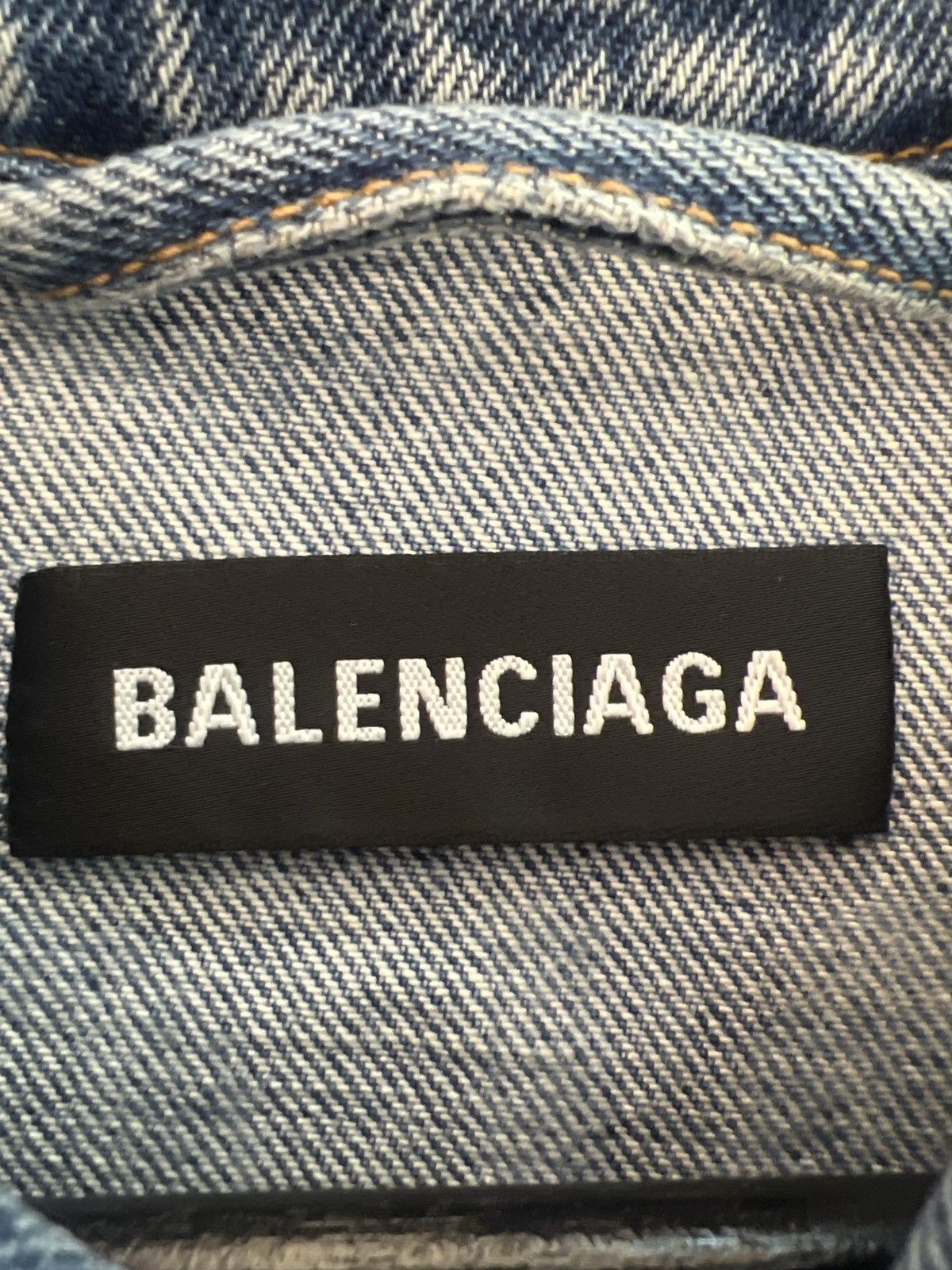 Balenciaga 2018 Balenciaga Archetype Denim Jacket Size US M / EU 48-50 / 2 - 5 Thumbnail
