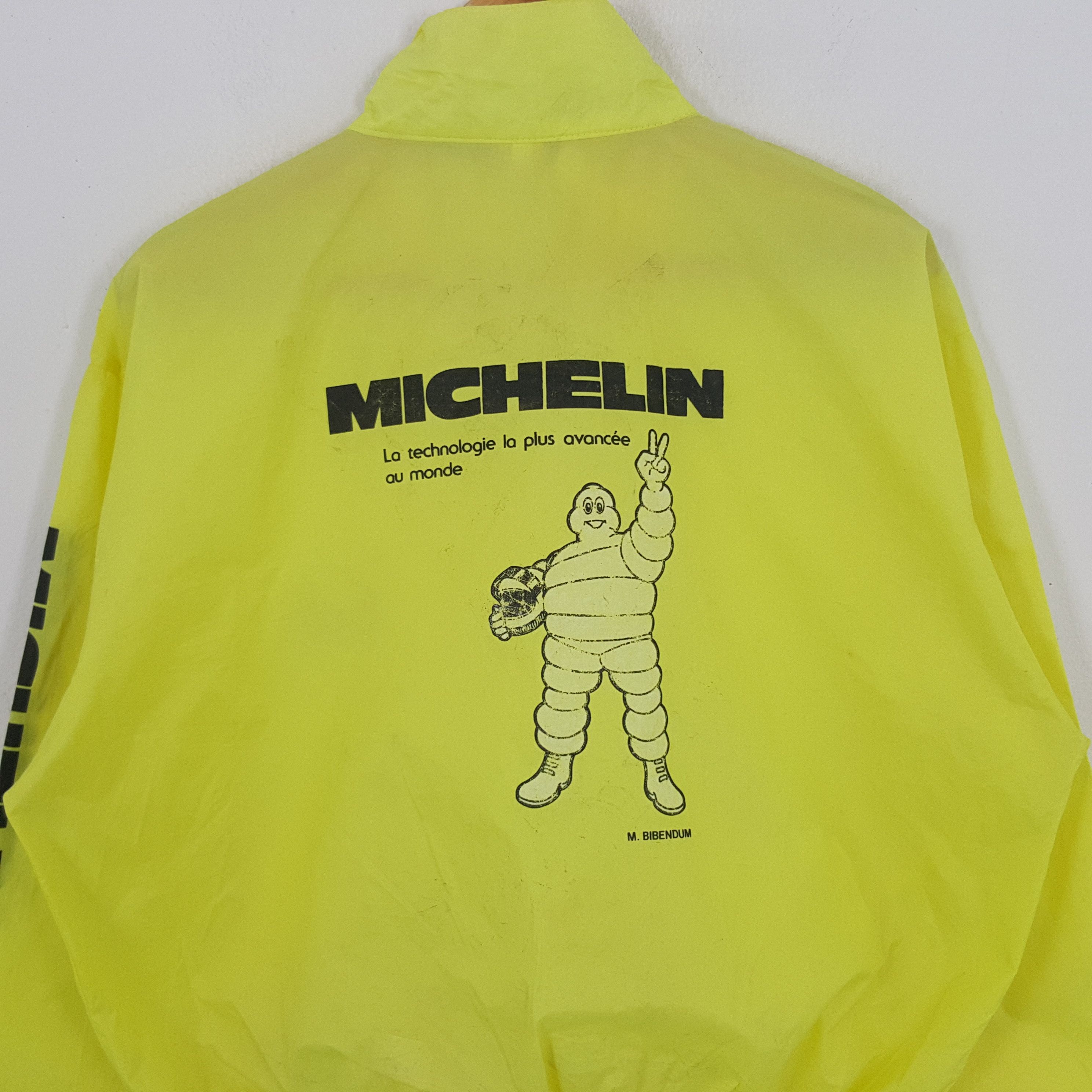 Vintage Vintage Michelin Tyre Motorsports Team Windbreaker Jacket Size US L / EU 52-54 / 3 - 2 Thumbnail
