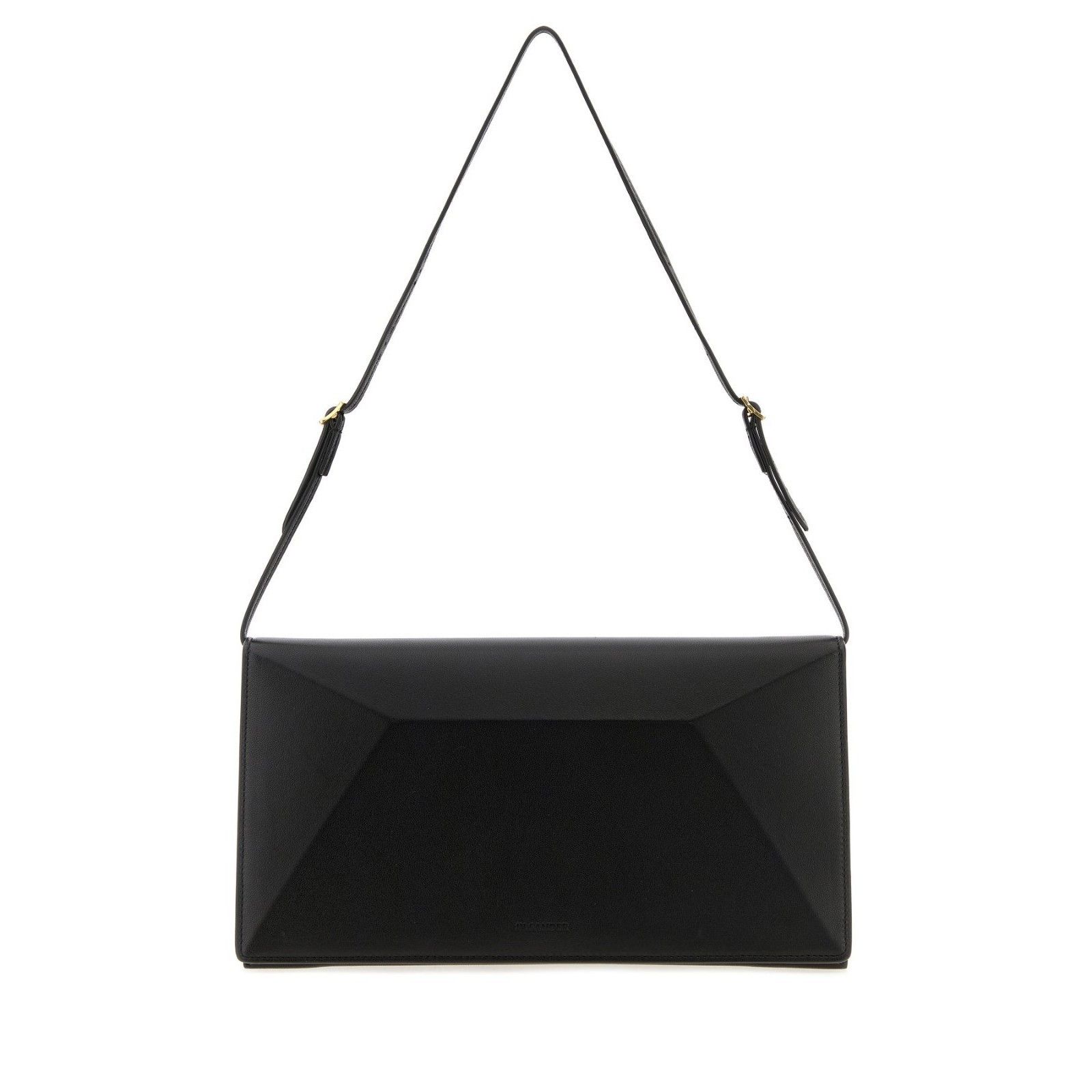 Jil Sander JIL SANDER File Medium Black Leather Shoulder Bag New/Authen Size ONE SIZE - 1 Thumbnail
