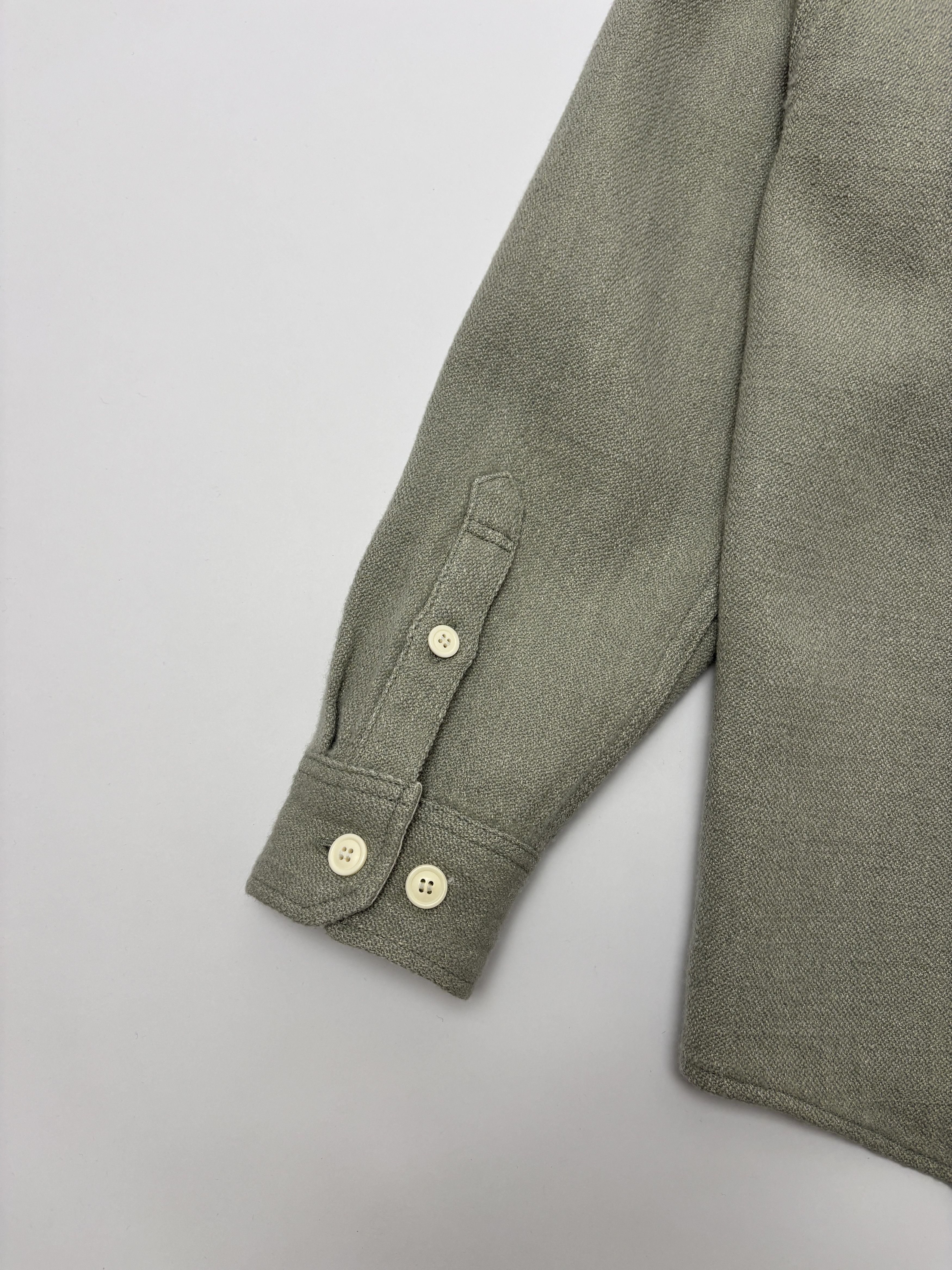 Visvim Visvim Lumber L/S Shirt Light Green Wool Linen Size US L / EU 52-54 / 3 - 6 Thumbnail