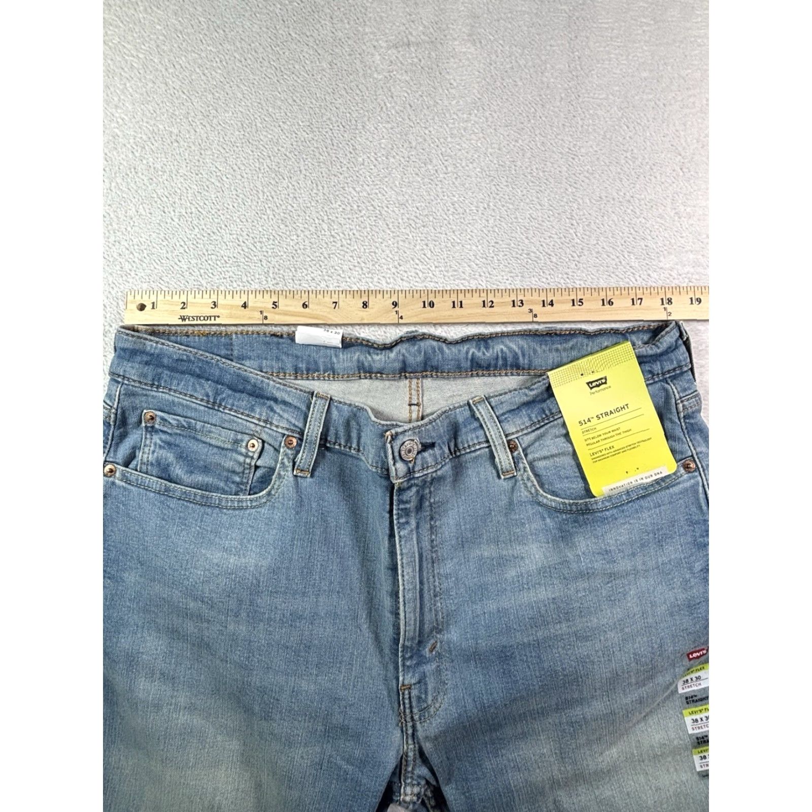 Levi's VINTAGE not? No. Levi’s 514 Jeans Men’s Stretch Straight Fit Denim 38x30 NEW WITH TAGS Jeans Size US 38 / EU 54 - 7 Thumbnail