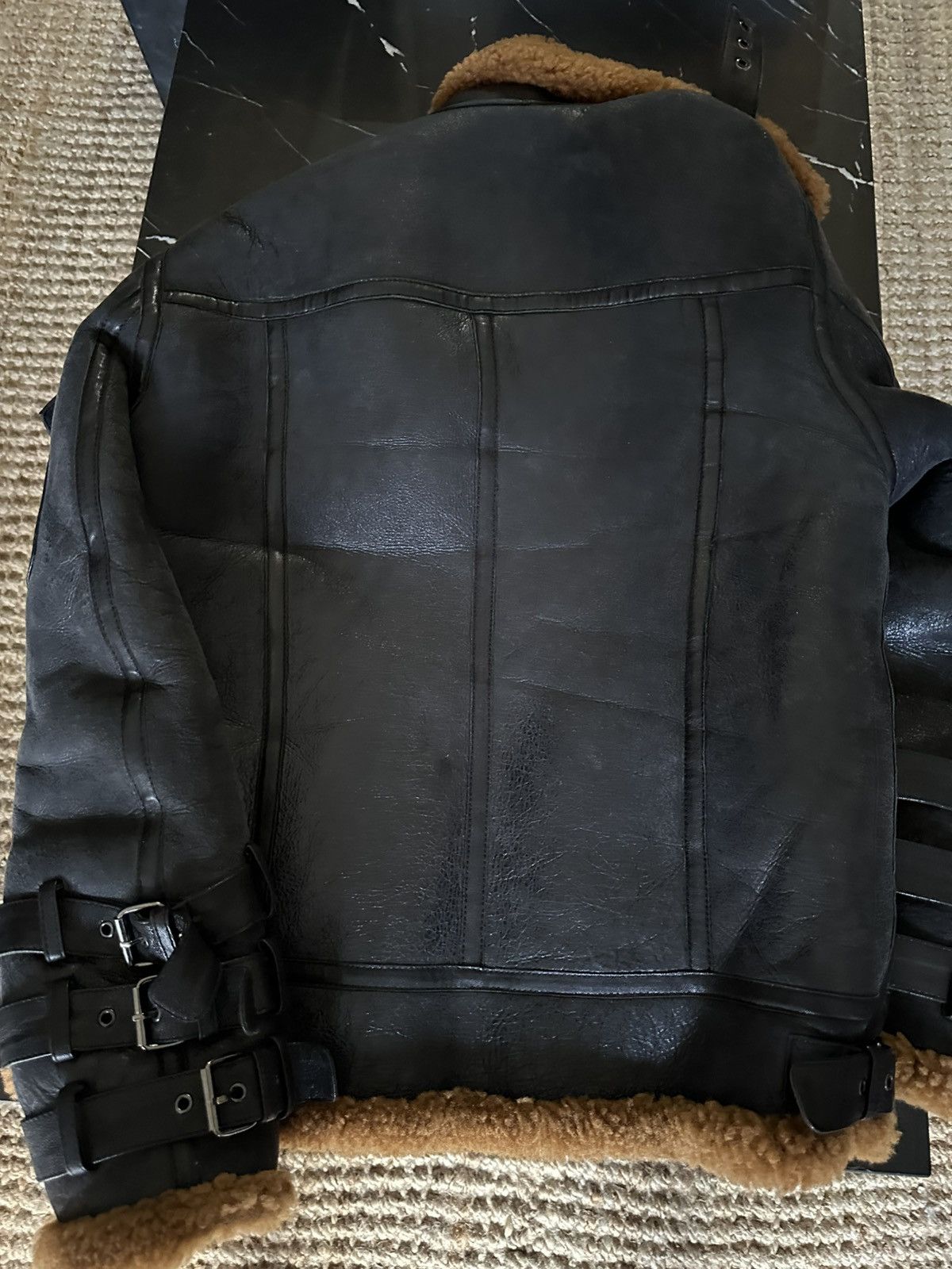 Boda Skins Boda skins hunter noir 3.0 black shearling leather jacket Size US XS / EU 42 / 0 - 4 Thumbnail