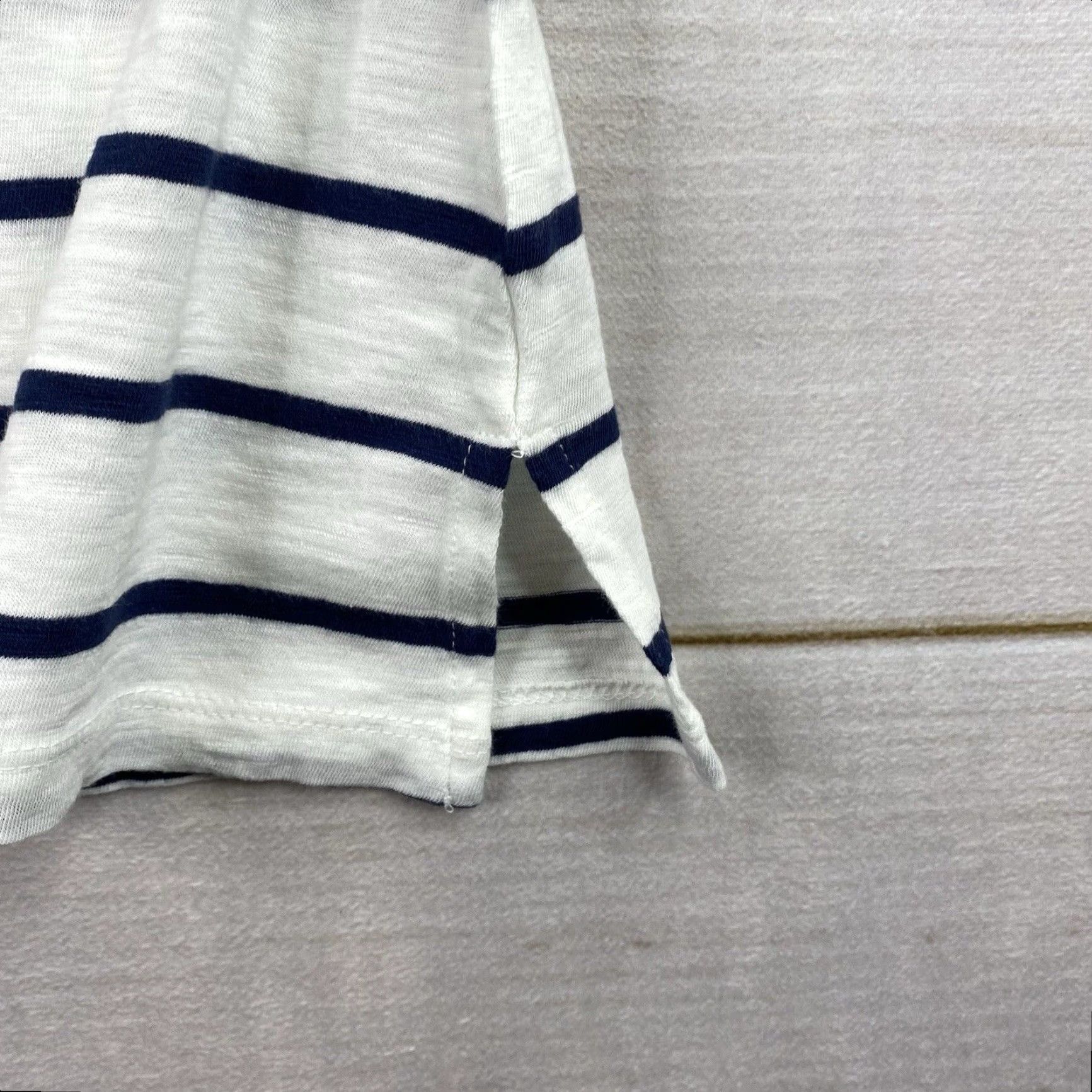 Charter Club Charter Club T Shirt Womens 2X Blue Stripe Eyelet Stretch Nautical Beach Shirt Size XXL / US 16-18 / IT 52-54 - 5 Thumbnail