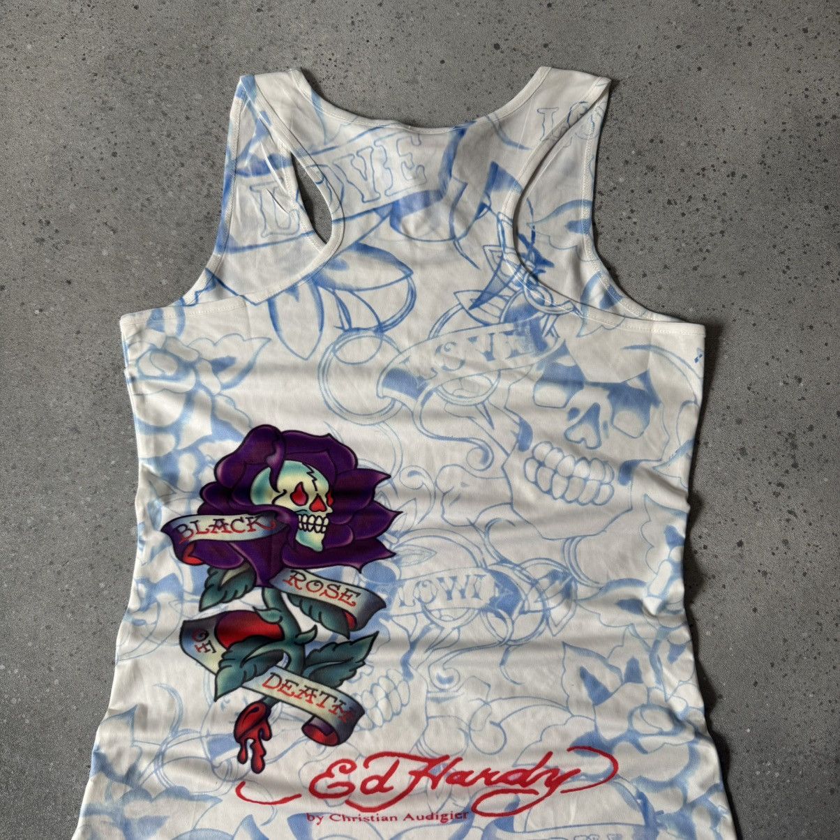 Ed Hardy Ed Hardy Y2K Vintage Amazing Tank Top Size L / US 10 / IT 46 - 6 Thumbnail