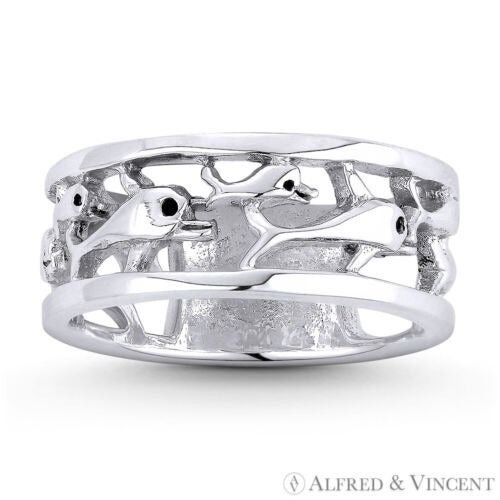 Other Dolphin Pod Spirit Animal Charm Right-Hand Ring Size 6 Size ONE SIZE - 1 Preview