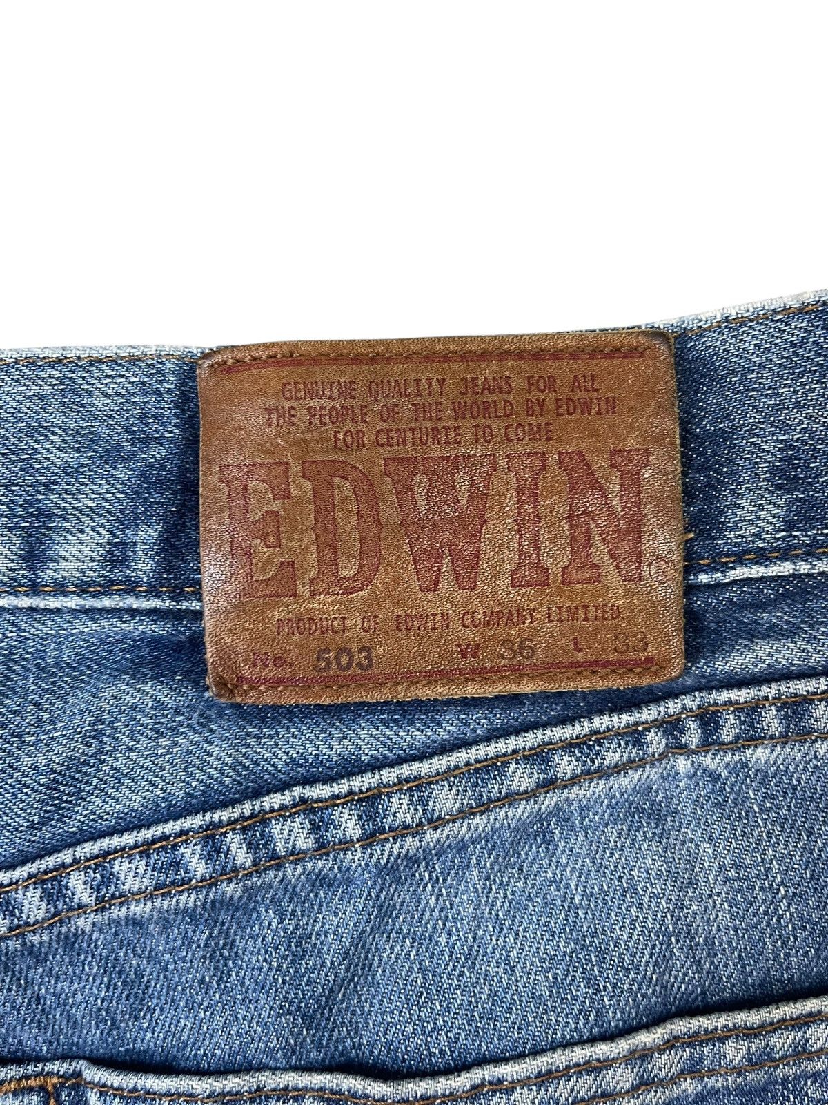 Edwin Vintage Edwin 503 Regular Jeans Streetwear Size US 36 / EU 52 - 5 Thumbnail