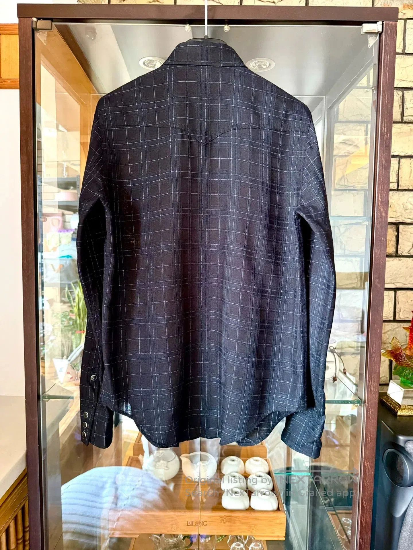 Saint Laurent Paris saint laurent black checkered button-up shirt. Size US M / EU 48-50 / 2 - 4 Thumbnail