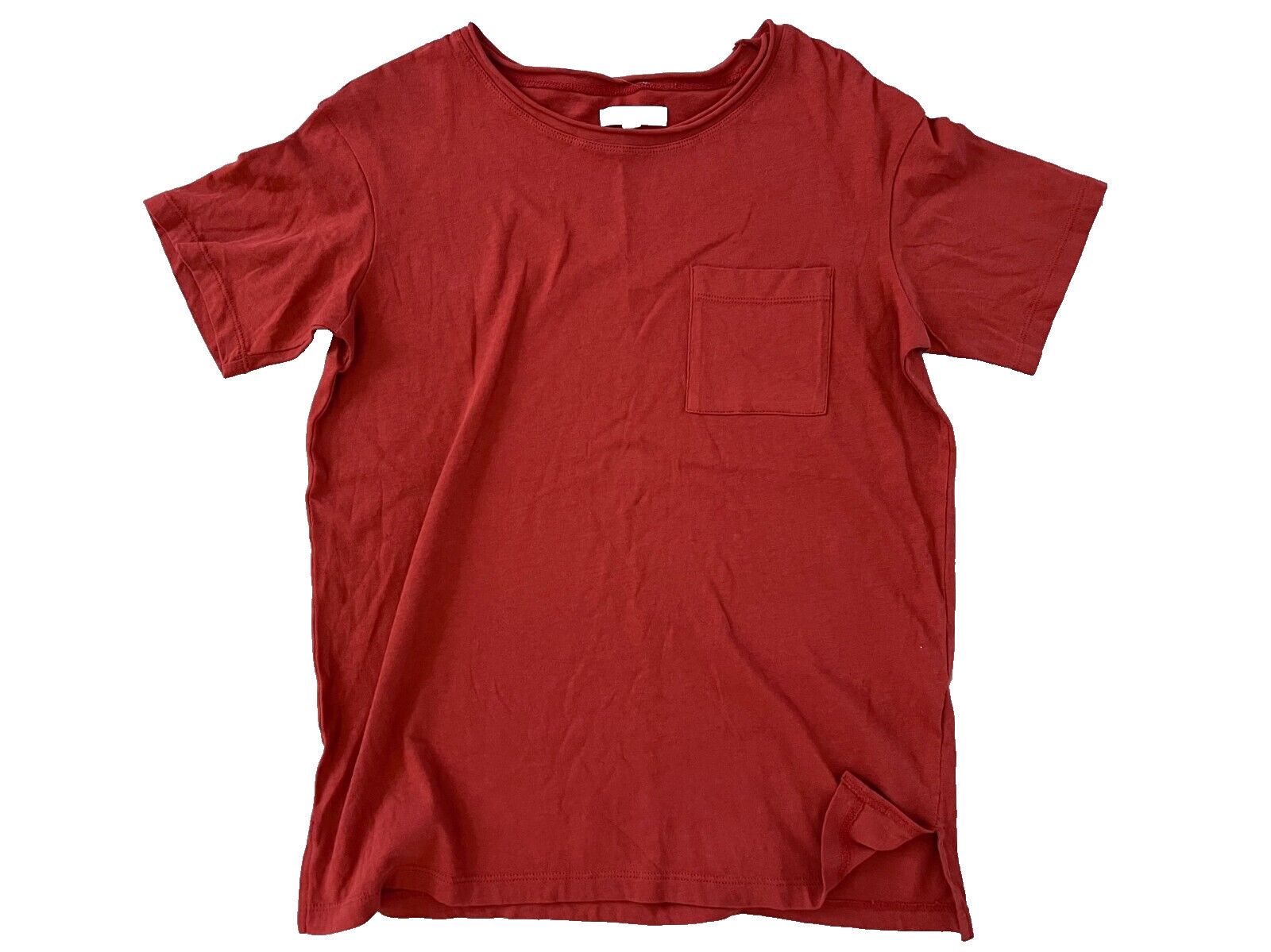 Madewell Madewell Cotton Pocket Tee Orange ( XXS ) Size US XXS / EU 40 - 1 Thumbnail