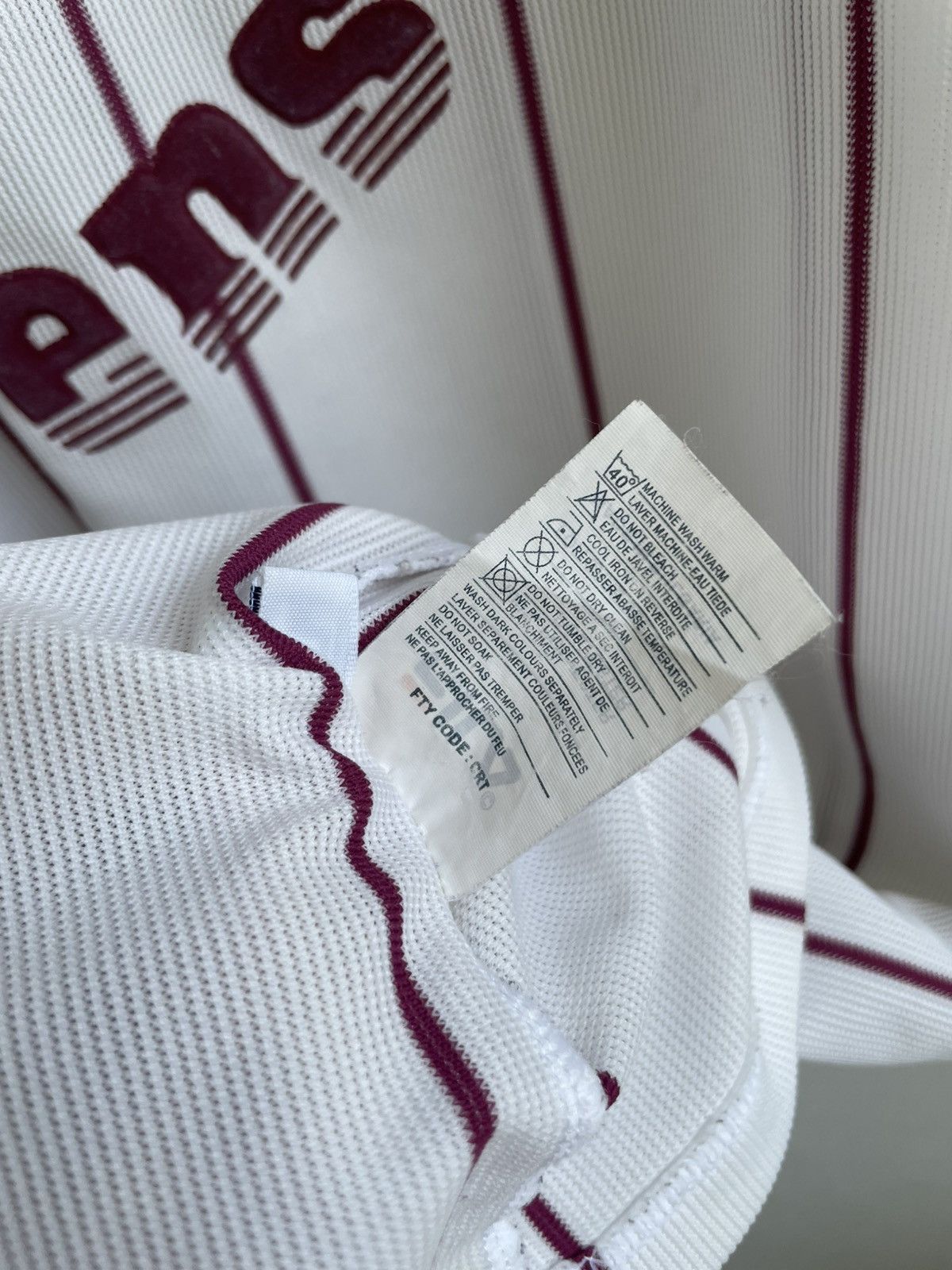 Fila West Ham United 2002 2003 Away Football Shirt Soccer Jersey Size US XXL / EU 58 / 5 - 14 Thumbnail