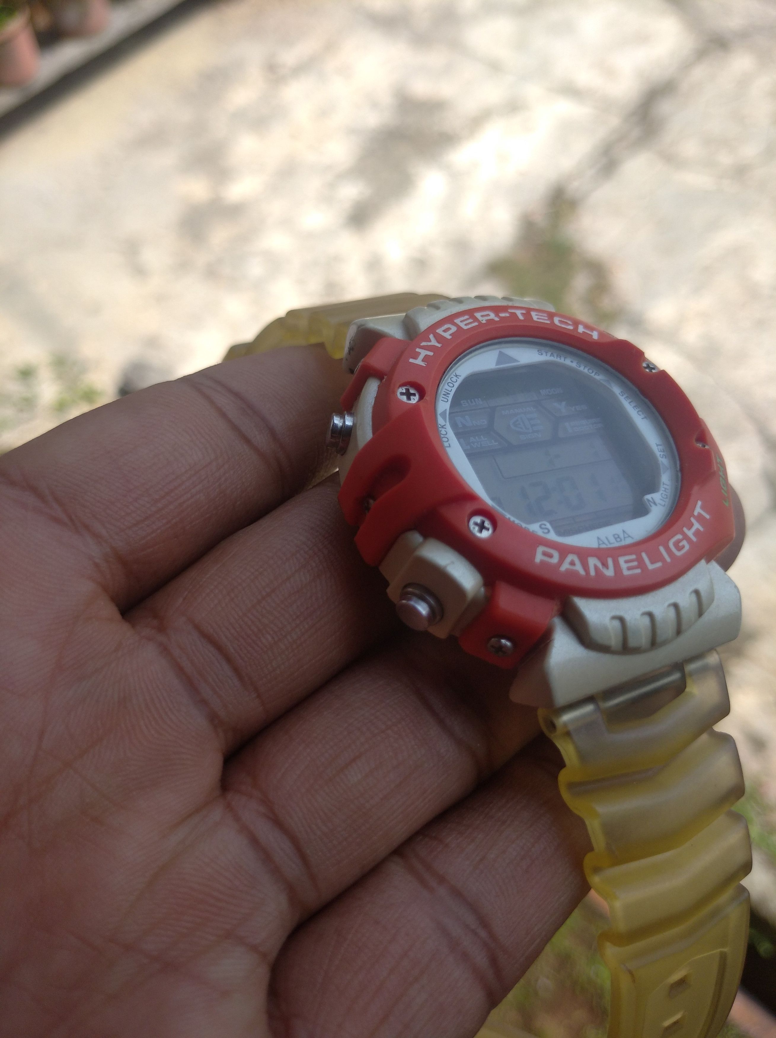 ALBA × Japanese Brand × Seiko Alba hypertech w820-4020 digital watch Size ONE SIZE - 3 Thumbnail