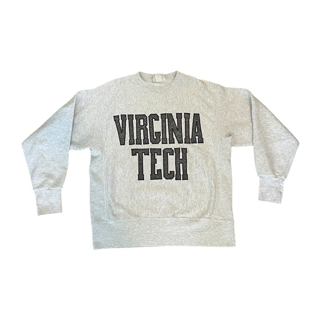 Vintage VINTAGE Virginia Tech Crewneck Paisley Sweatshirt Size US L / EU 52-54 / 3 - 1 Thumbnail