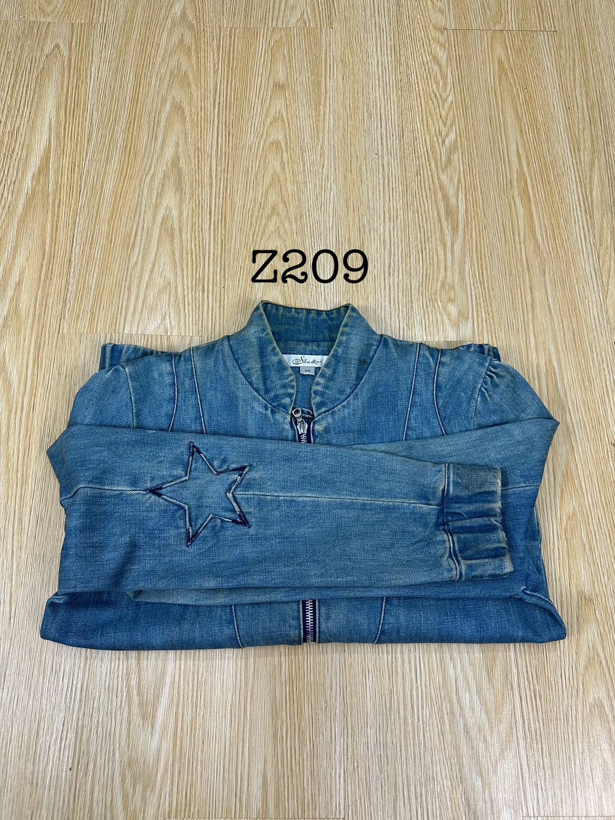Vintage Rare Vintage Sladky Japan Worn Denim Jacket Z209 Size M / US 6-8 / IT 42-44 - 14 Thumbnail