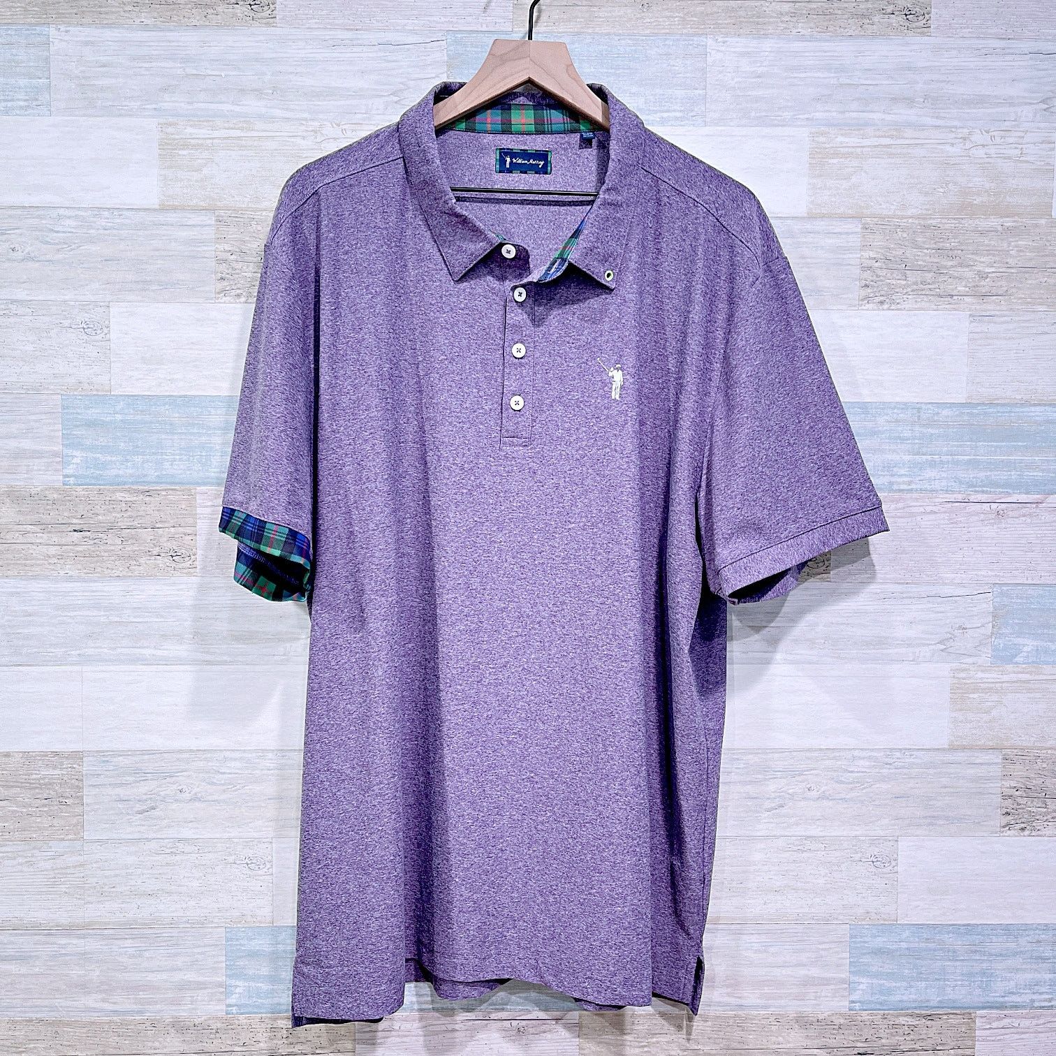 Other William Murray Classic Performance Golf Polo Purple Mens XXL Size US XXL / EU 58 / 5 - 1 Thumbnail