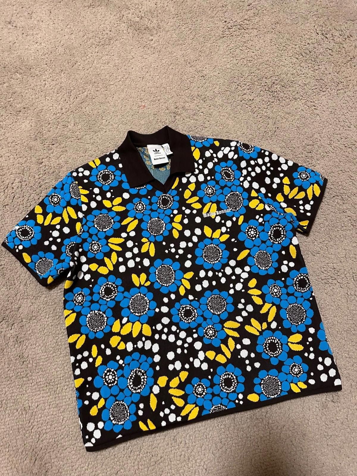 Adidas × Wales Bonner Wales Bonner X Adidas Polo Shirt Sz M Size US M / EU 48-50 / 2 - 3 Thumbnail