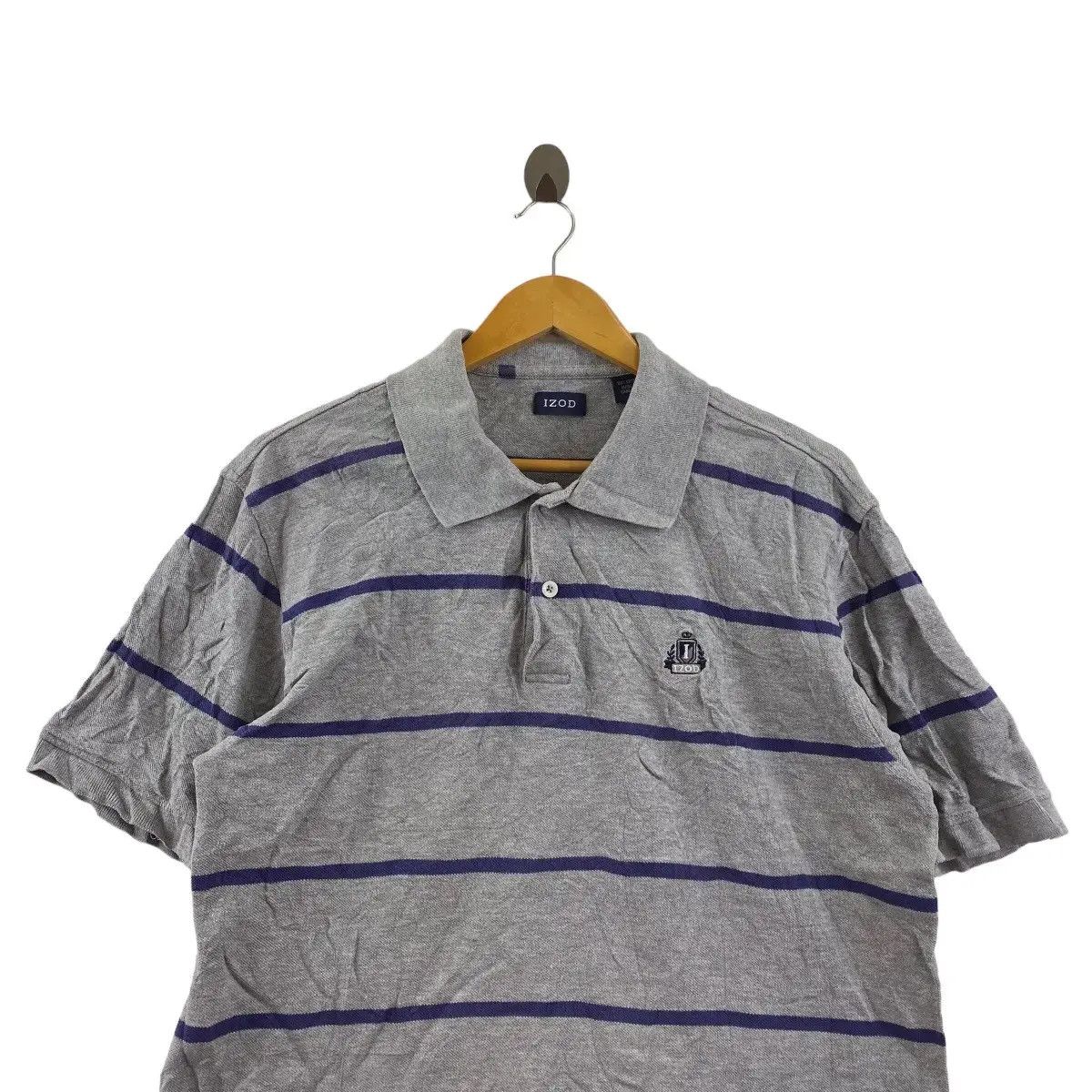 Izod Vintage IZOD FRANCE Golf Tennis Striped Polo Tee Shirt Size US L / EU 52-54 / 3 - 3 Thumbnail