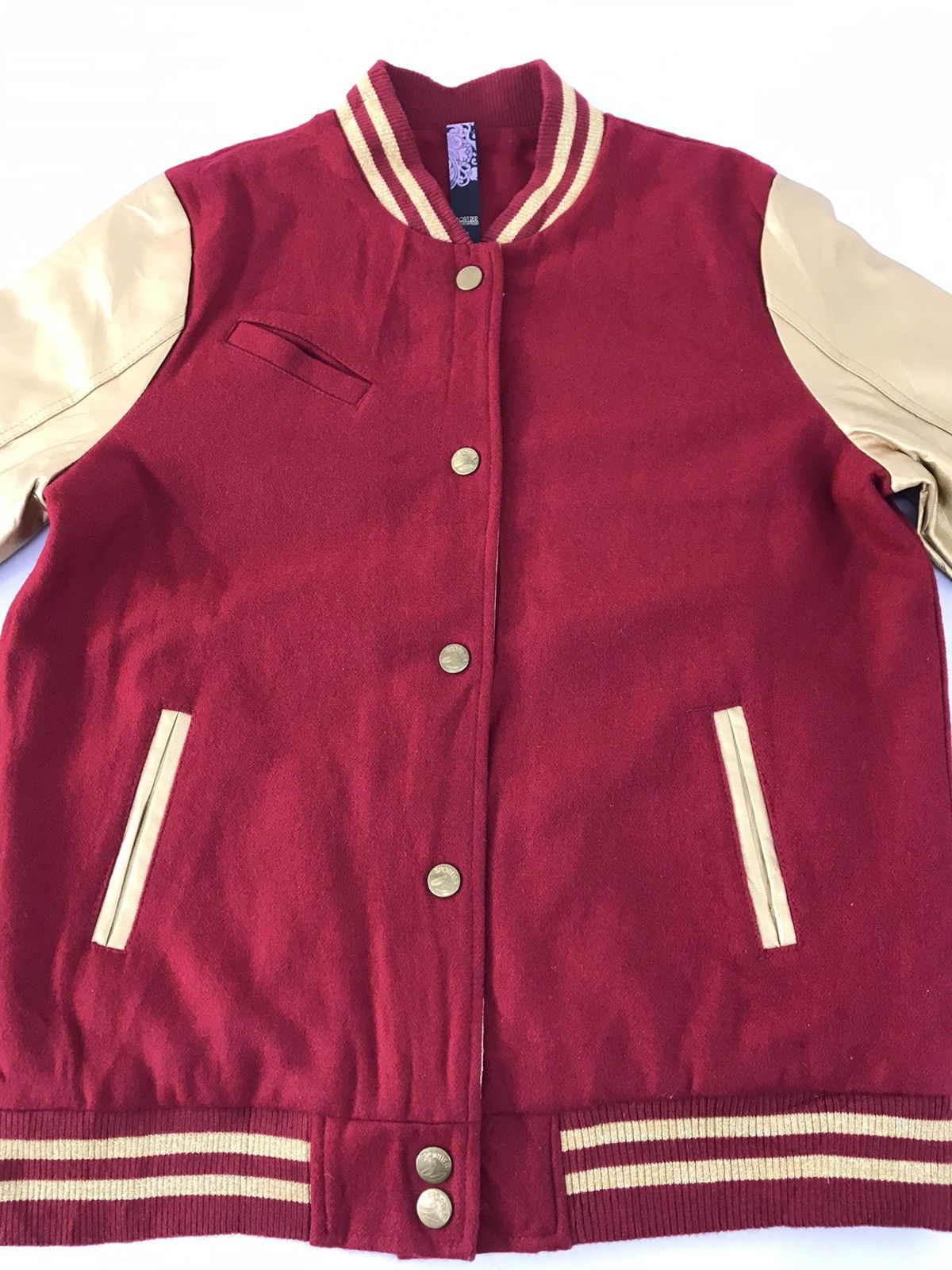 Japanese Brand 90s Sportier Dare To Be Different Jacket Leather Sleeve Size US M / EU 48-50 / 2 - 3 Thumbnail