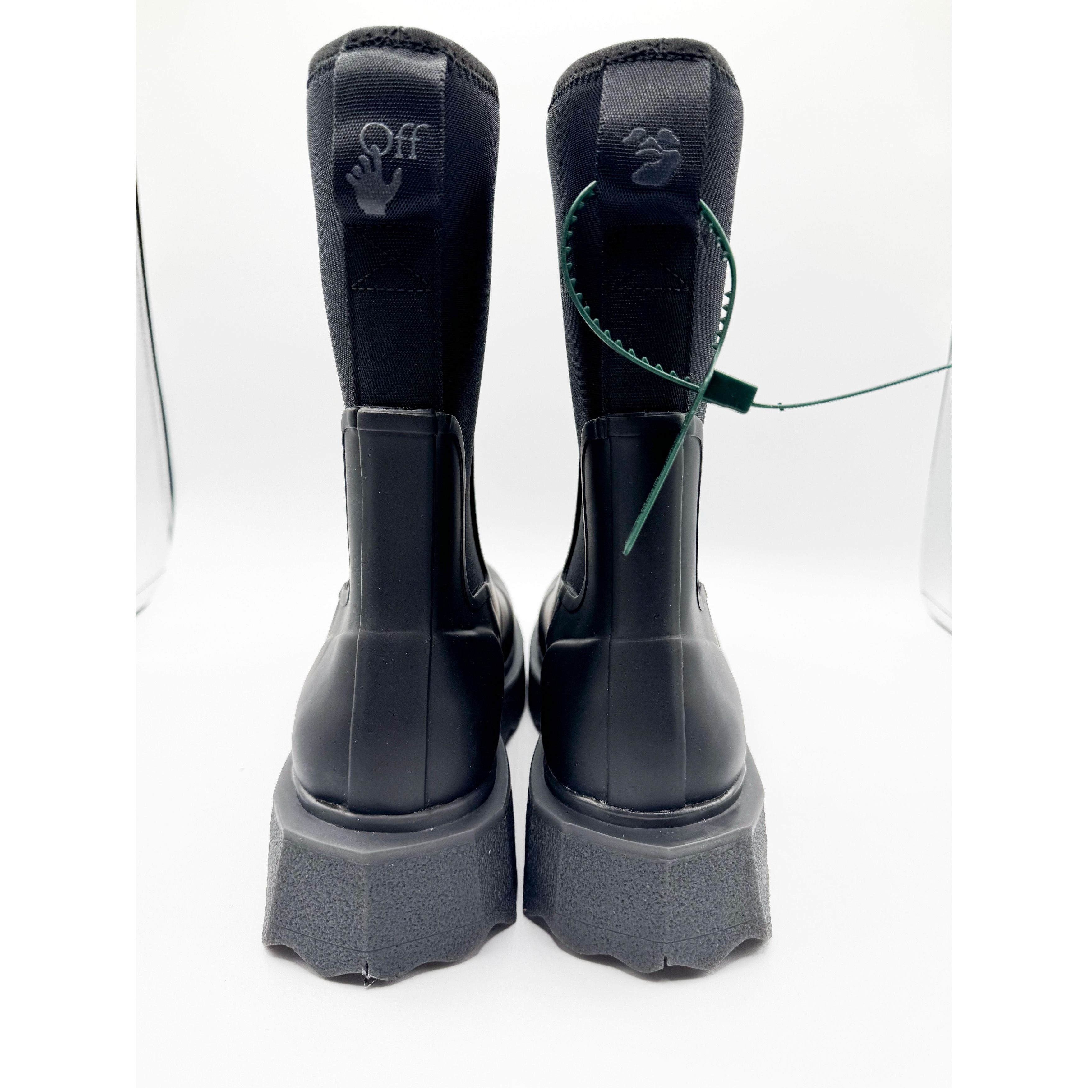 Off-White Off-White Sponge Sole Waterproof Rain Boot (Women) Size US 9 / IT 39 - 3 Thumbnail