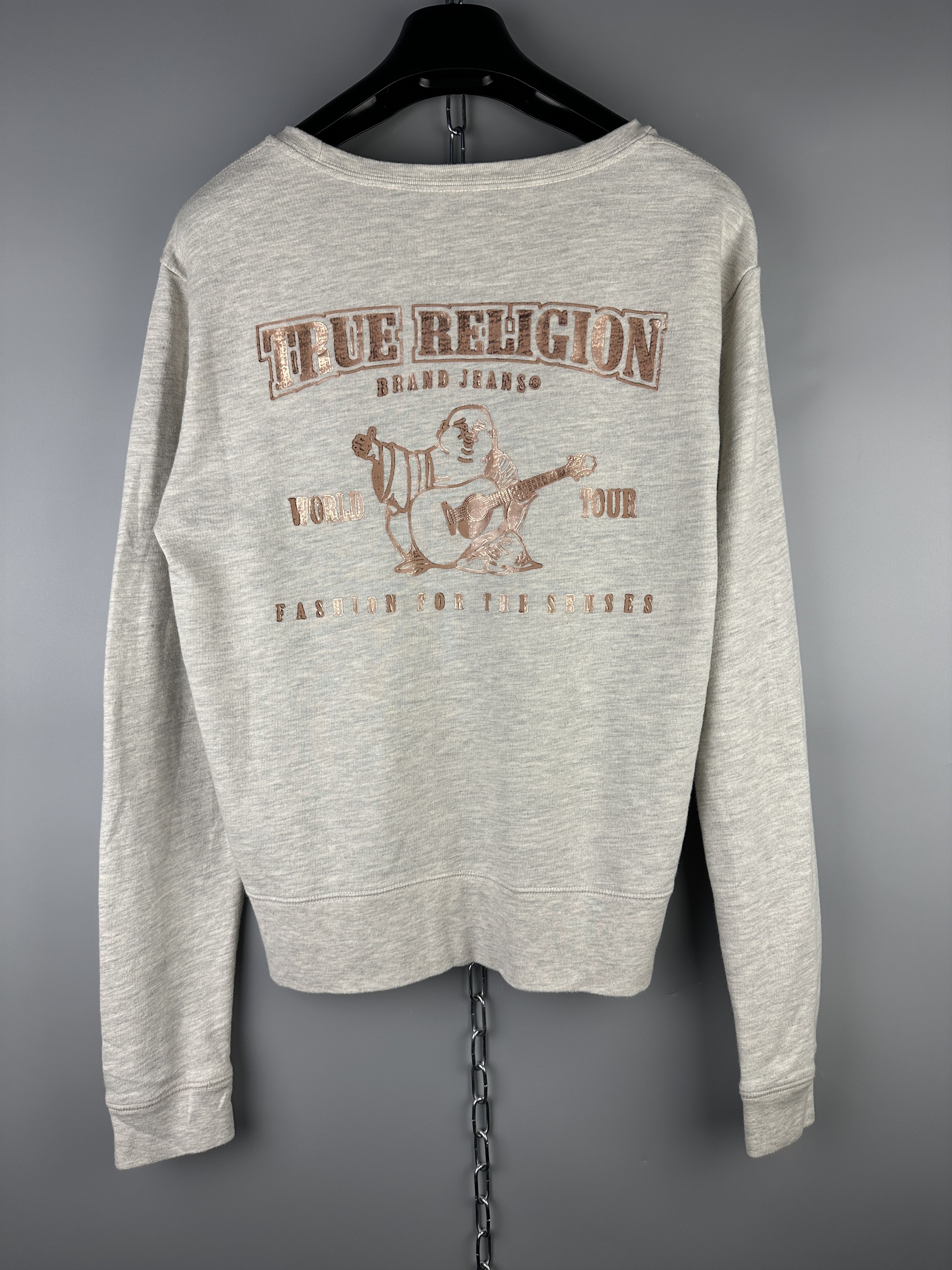Designer × True Religion True Religion Womens Basic Big Logo Sweatshirt Size S / US 4 / IT 40 - 1 Thumbnail