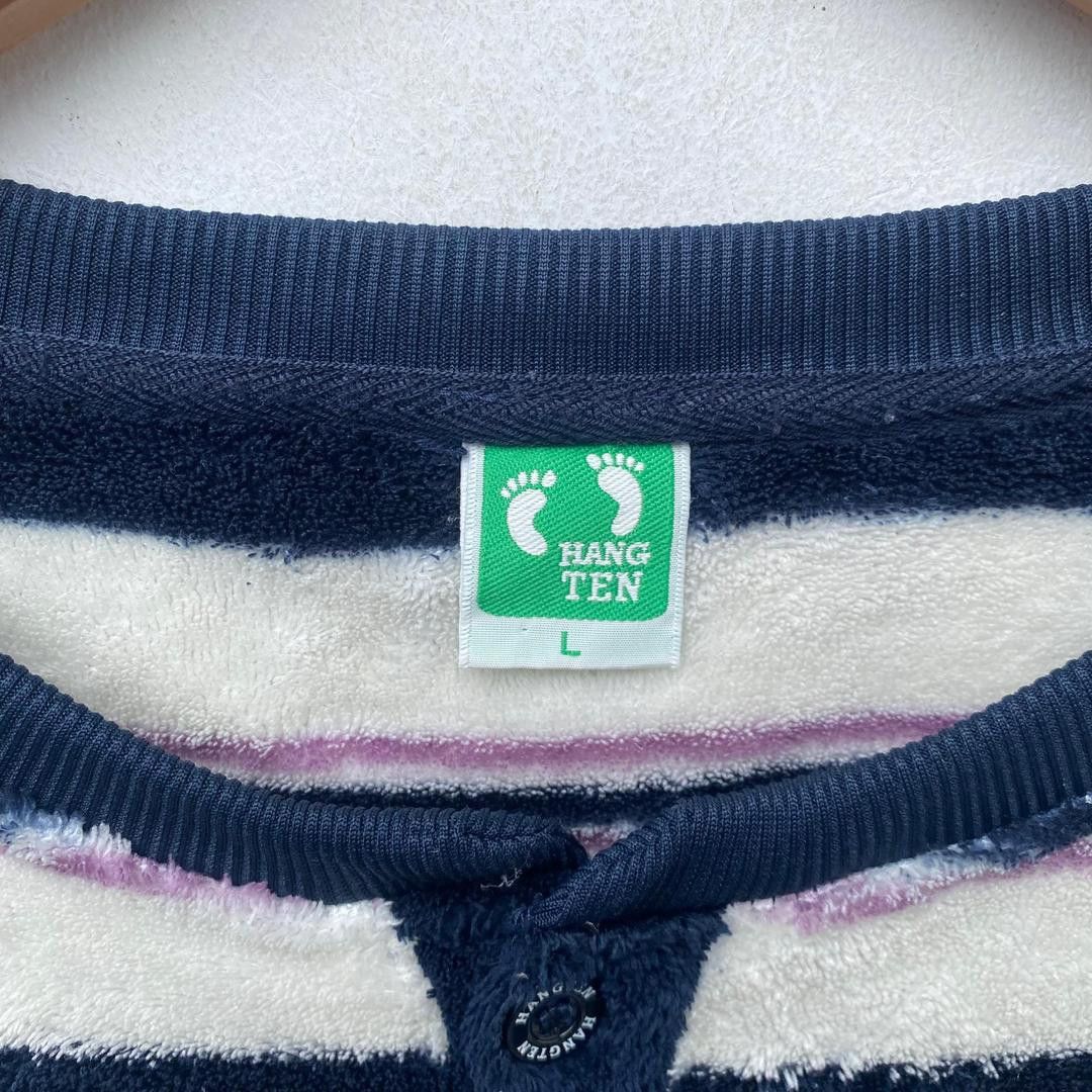 Hang Ten HANG TEN FLUFFY SWEATSHIRT LARGE SIZE STRIPED Size US L / EU 52-54 / 3 - 5 Thumbnail