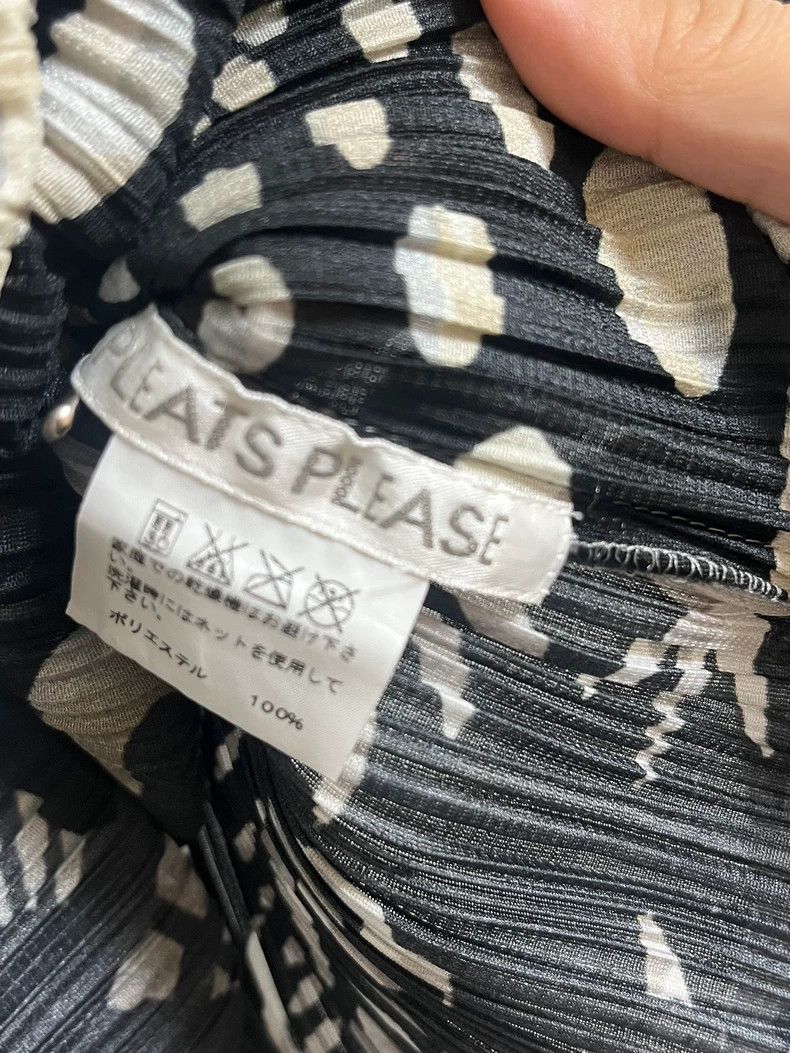 Issey Miyake issey miyake size:3 Black and white window patterned pleat Size XXS / US 00 / IT 34 - 4 Thumbnail