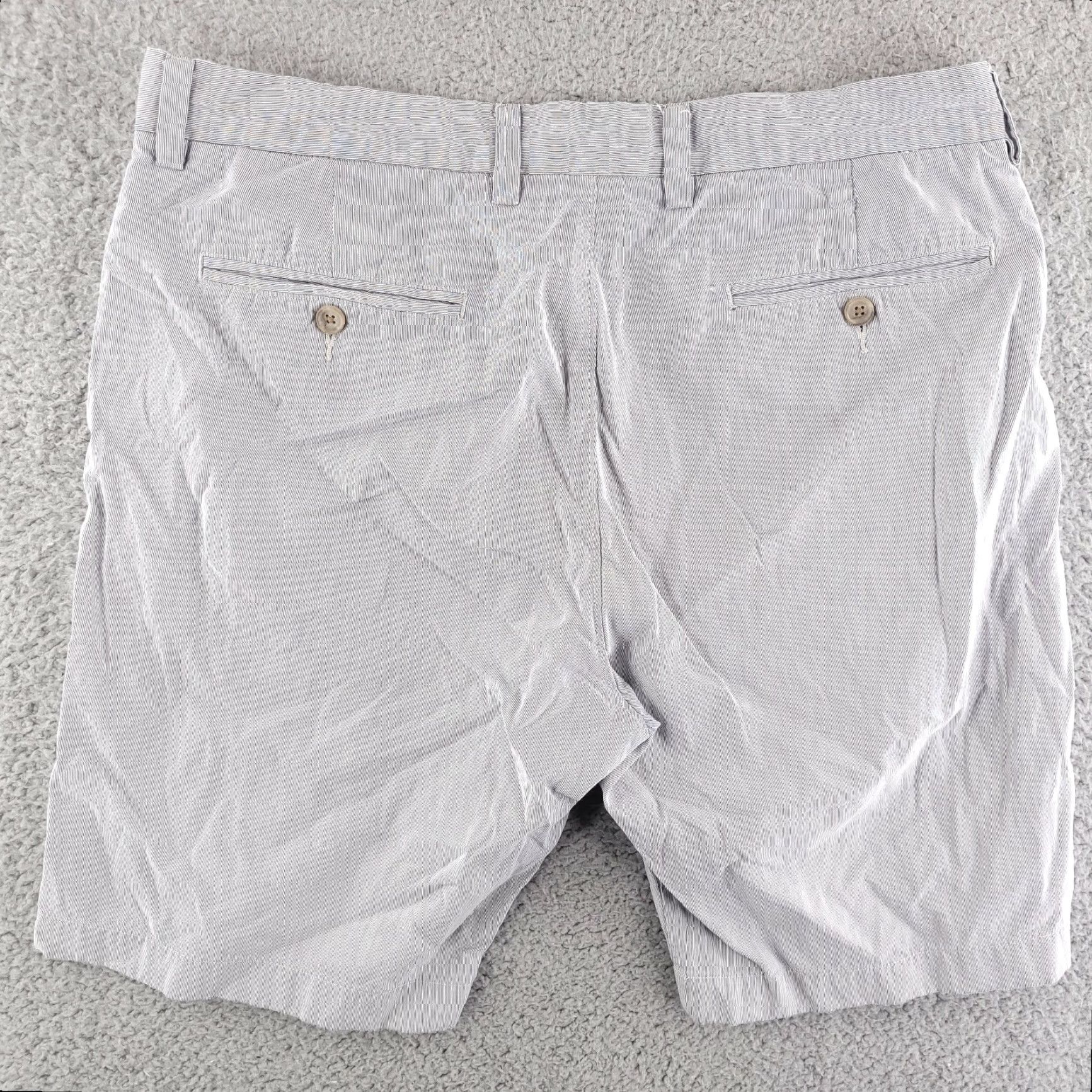 J.Crew J.CREW Club Shorts Mens 34 Blue White Stripe Chino Shirt? Size US 34 / EU 50 - 6 Thumbnail