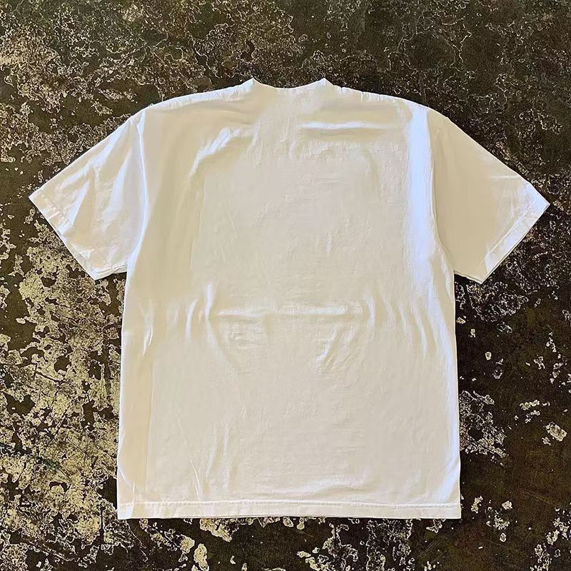 Japanese Brand × Vintage White street washed retro monster print t-shirt Size US M / EU 48-50 / 2 - 2 Thumbnail