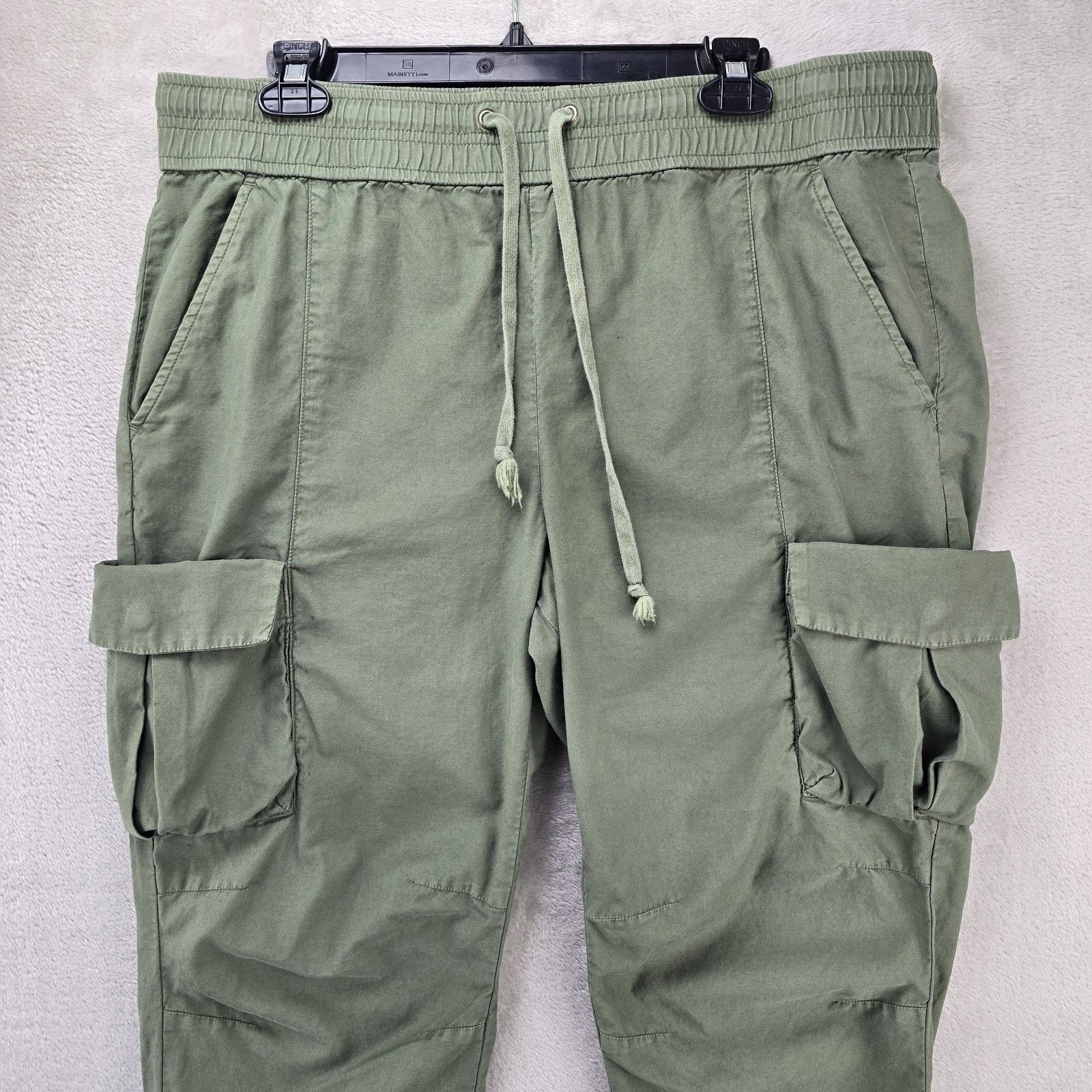 John Elliott John Elliott Back Sateen Cargo Pants Sz 3 Large Olive Green Size US 36 / EU 52 - 2 Thumbnail
