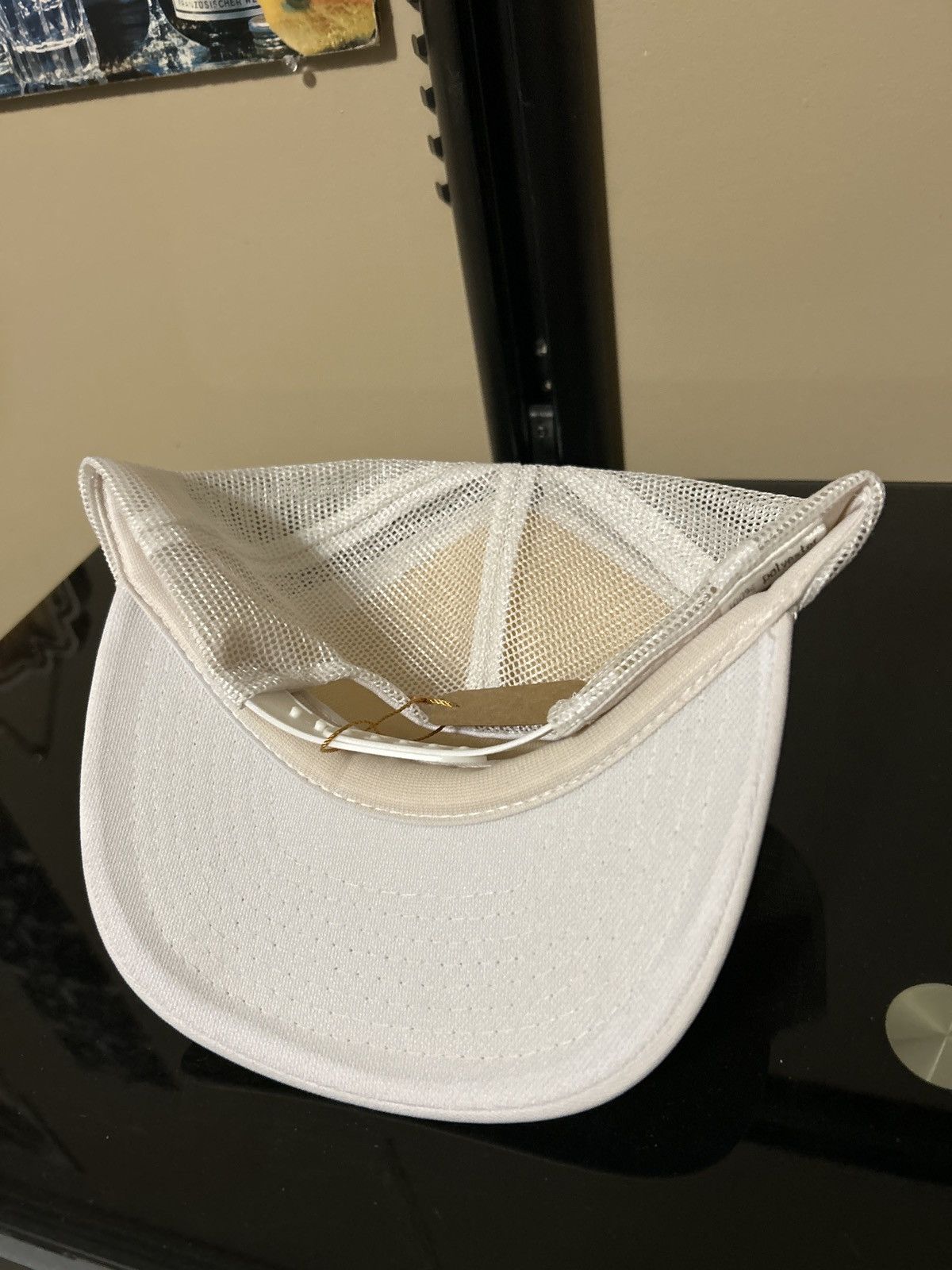 Vintage Vintage all white trucker hat Size ONE SIZE - 2 Thumbnail