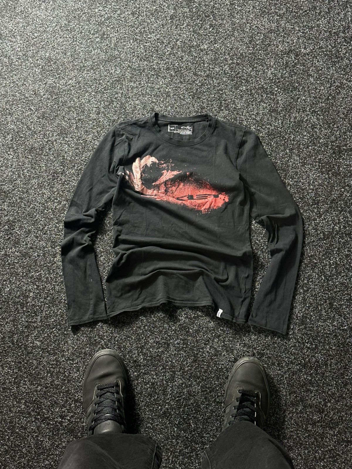 🚨Oakley Woman longsleeve tee OUTDOOR SPORT Y2K red size xs