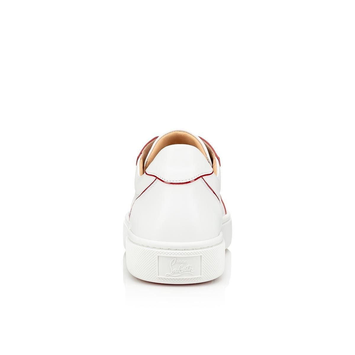 Christian Louboutin o1s1wg110225 Vieirissima Leather Sneakers in White Size US 10 / IT 40 - 4 Thumbnail