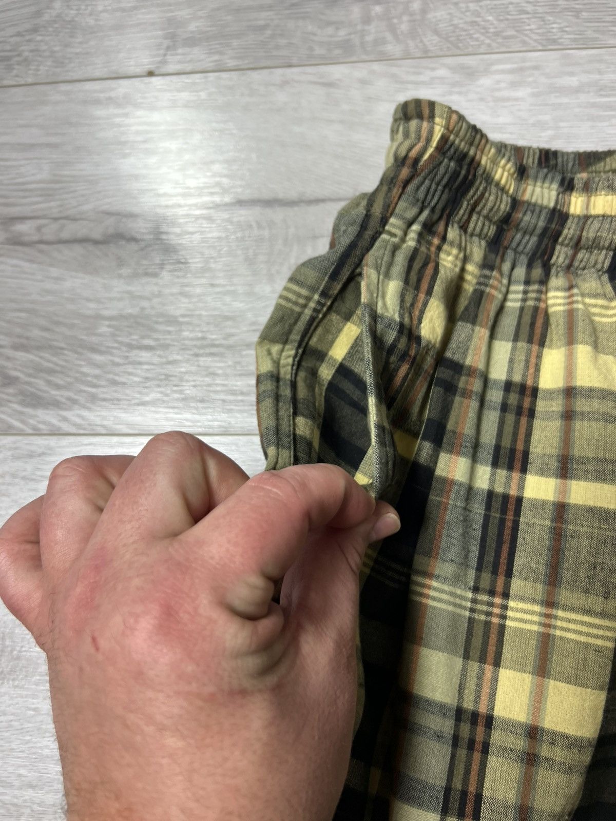 Stussy Rare 90s Vintage Stussy ELASTIC STUFF Men’s Checked Shorts Size US 30 / EU 46 - 5 Thumbnail