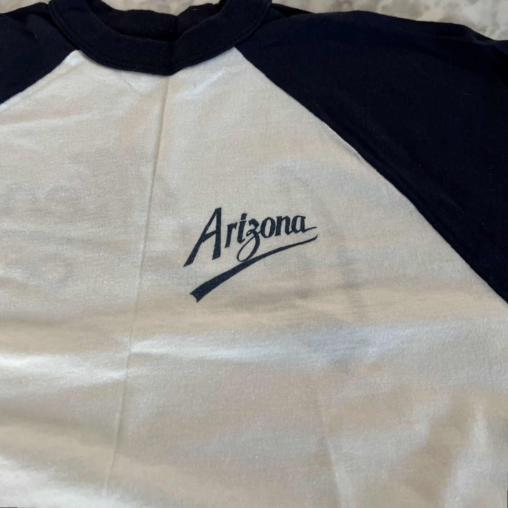 Vintage VINTAGE Rex Allen Jr Tour Shirt Raglan XL Unisex White 3/4 Sleeve I Love Arizona 1980s Music HOF Size US XL / EU 56 / 4 - 5 Thumbnail