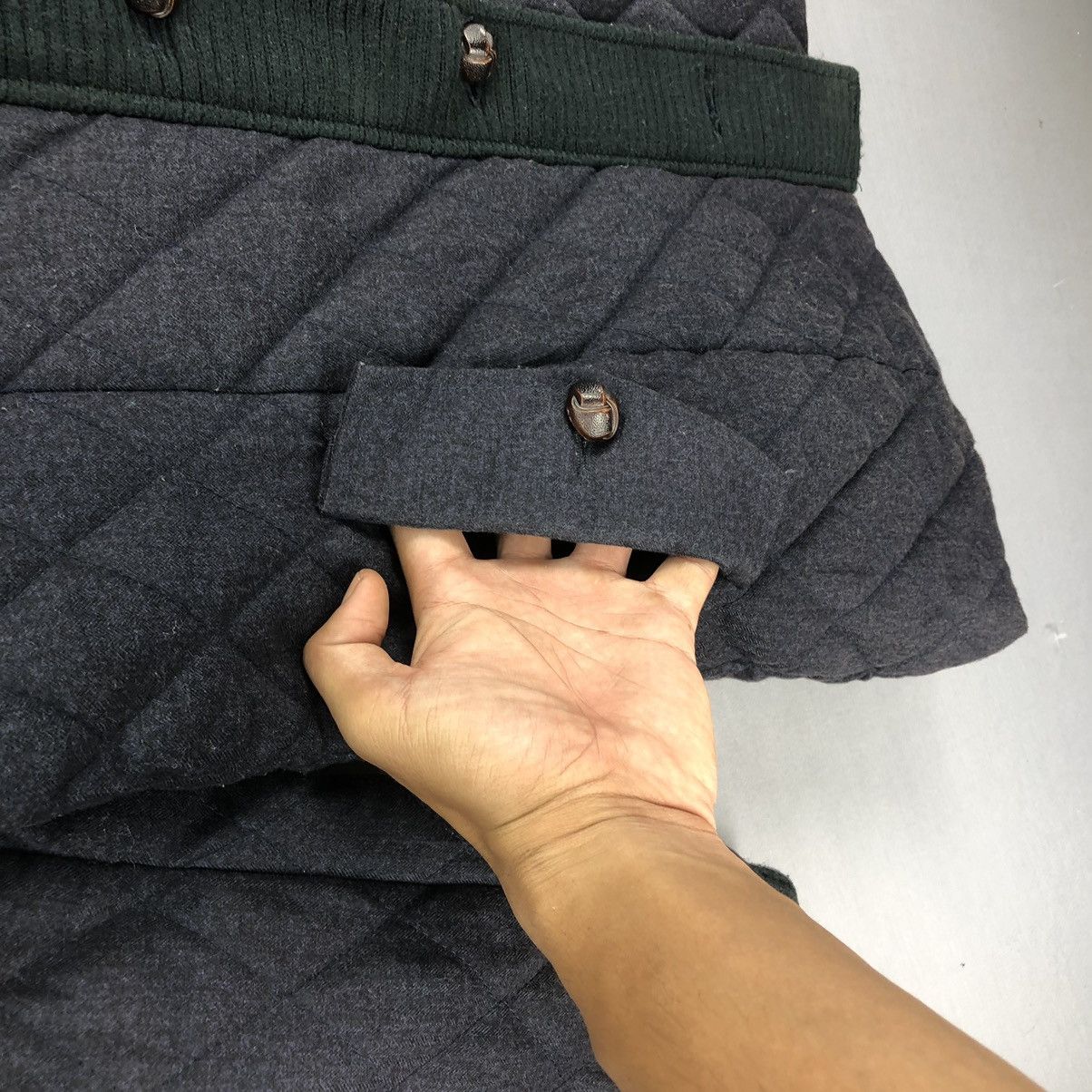 Vintage Vintage Japanese Brand Zipper Quilted Jacket Size M / US 6-8 / IT 42-44 - 8 Thumbnail