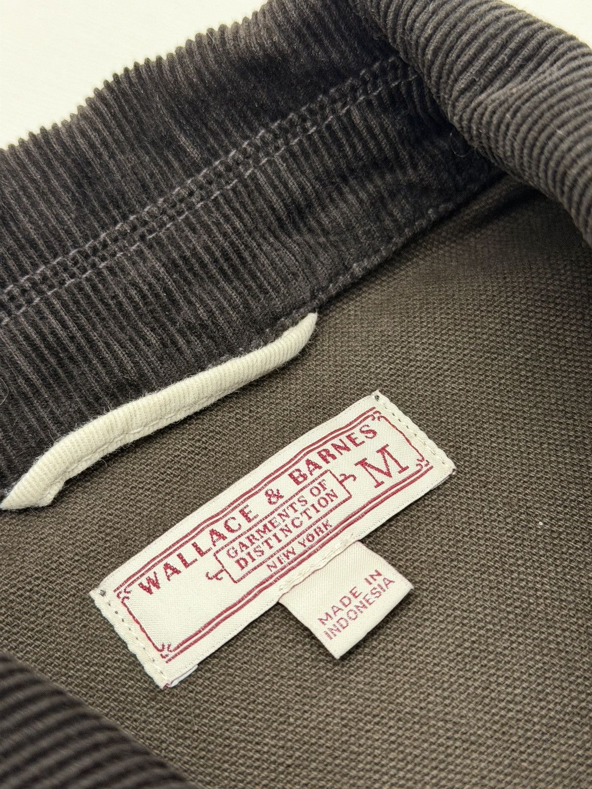 Wallace & Barnes Wallace & Barnes Brown Corduroy Collar Chore Coat Workwear M Size US M / EU 48-50 / 2 - 5 Thumbnail