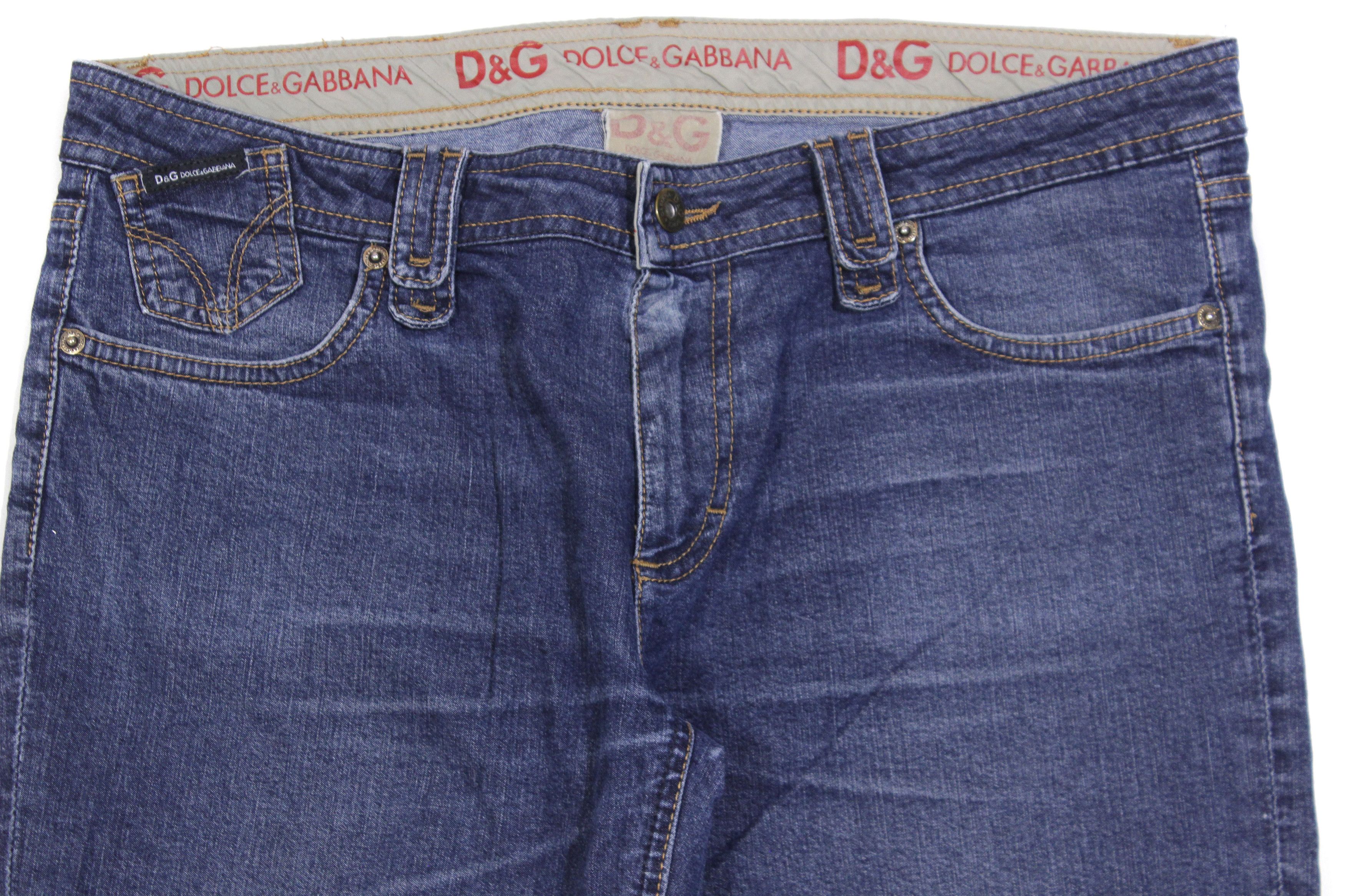 Dolce & Gabbana 00S "Amazing" Oversize Straight Jeans Vintage Size 32" / US 10 / IT 46 - 3 Thumbnail