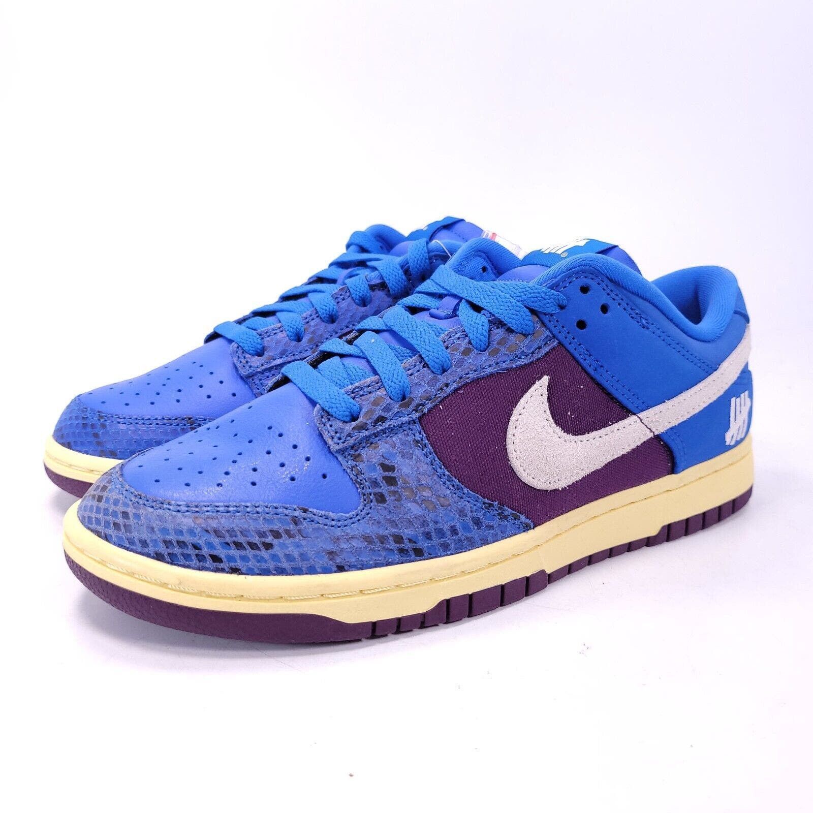 image of Nike Dunk Low Undefeated 5 On It Dunk Vs. Af1 Sz8 Dh6508-400 Shoes in Blue, Men's
