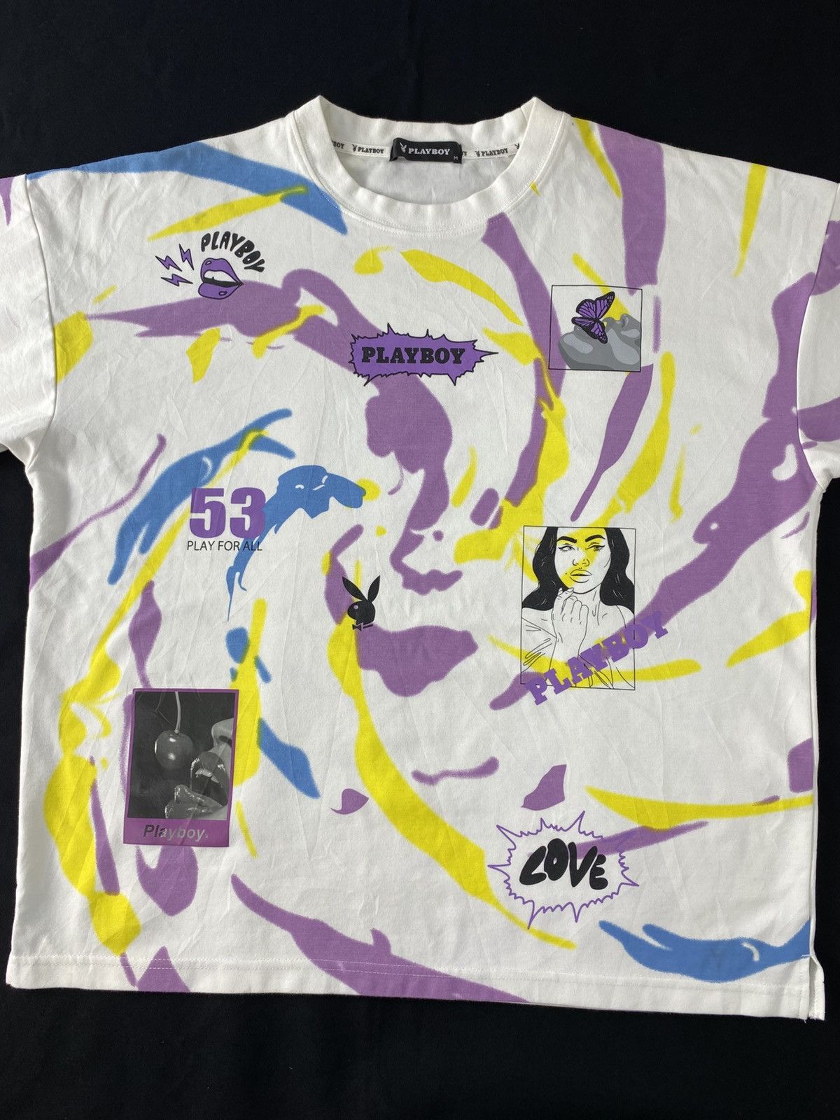 Playboy Hype Playboy Carti Oversized 53 For All Printed Tee Size US M / EU 48-50 / 2 - 3 Thumbnail