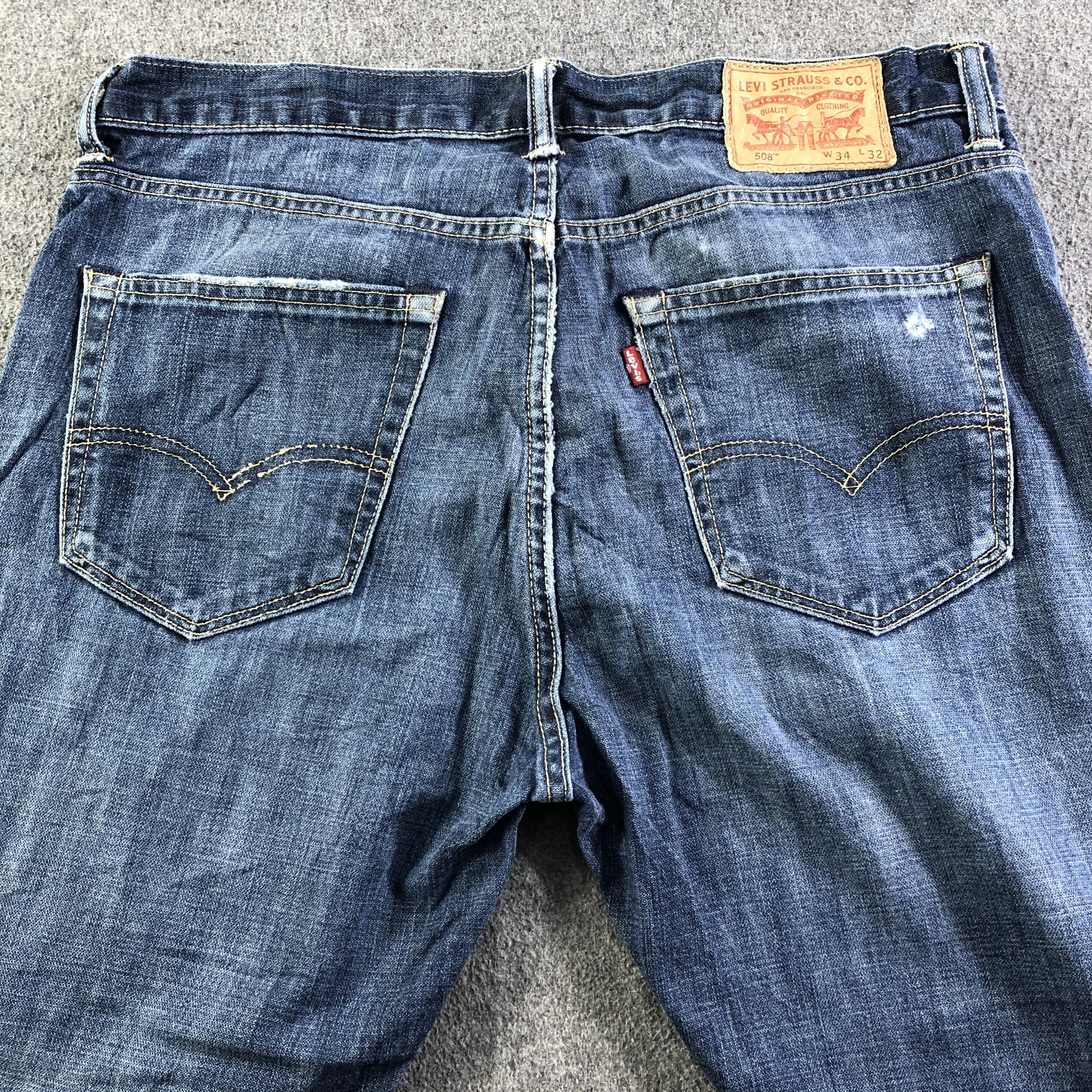 Levi's Vintage Blue Wash Levis 508 Jeans-J3253 Size US 36 / EU 52 - 4 Thumbnail