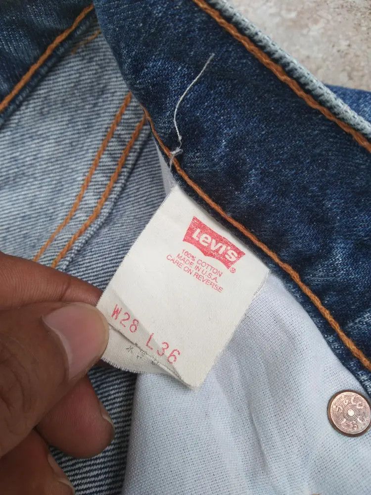 Levi's 90s Vintage Levi's Jeans 519 Made In USA Distressed Denim Size US 28 / EU 44 - 9 Thumbnail