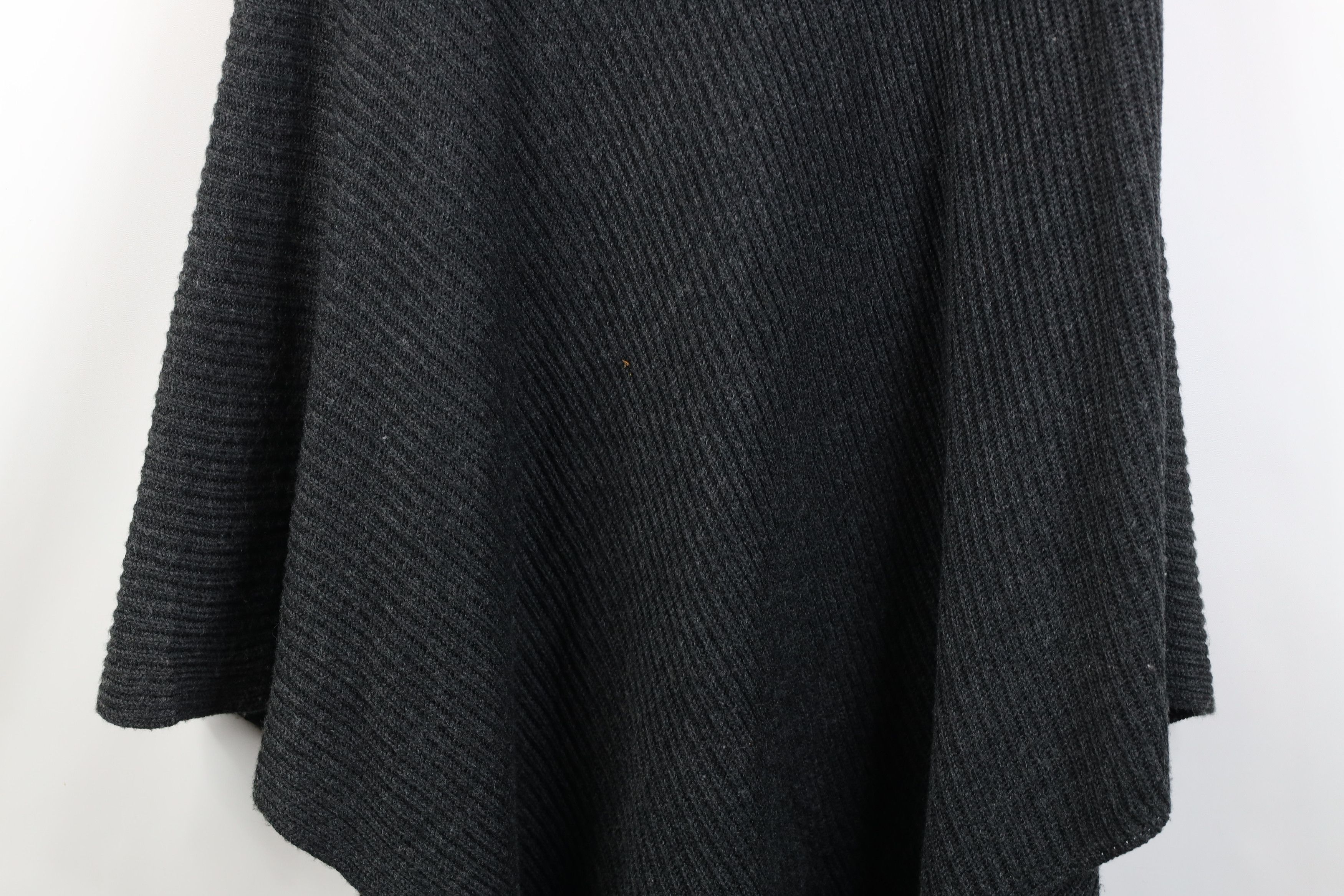Soft Surroundings Soft Surroundings Ribbed Knit Turtleneck Sweater Cape Size ONE SIZE - 10 Thumbnail