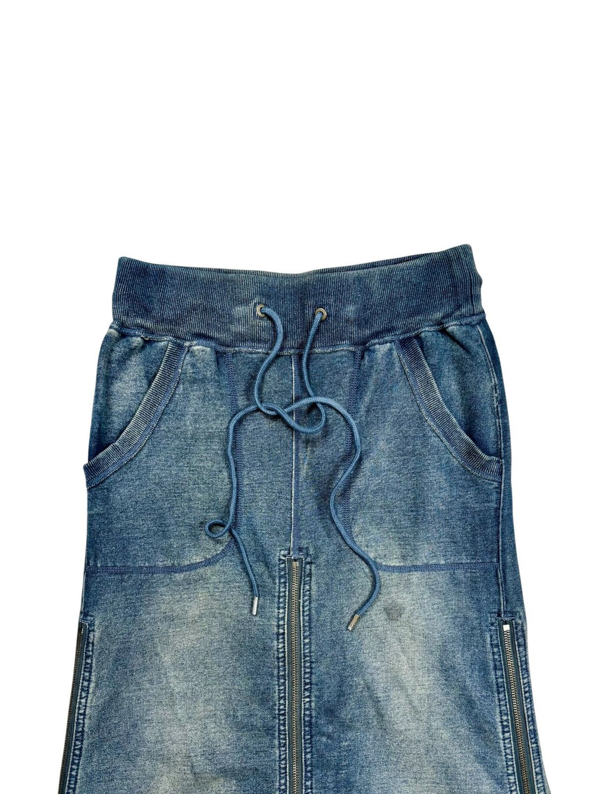 GOA Archive GOA - Maxi Multizips Skirt Denim Size 29" - 7 Thumbnail