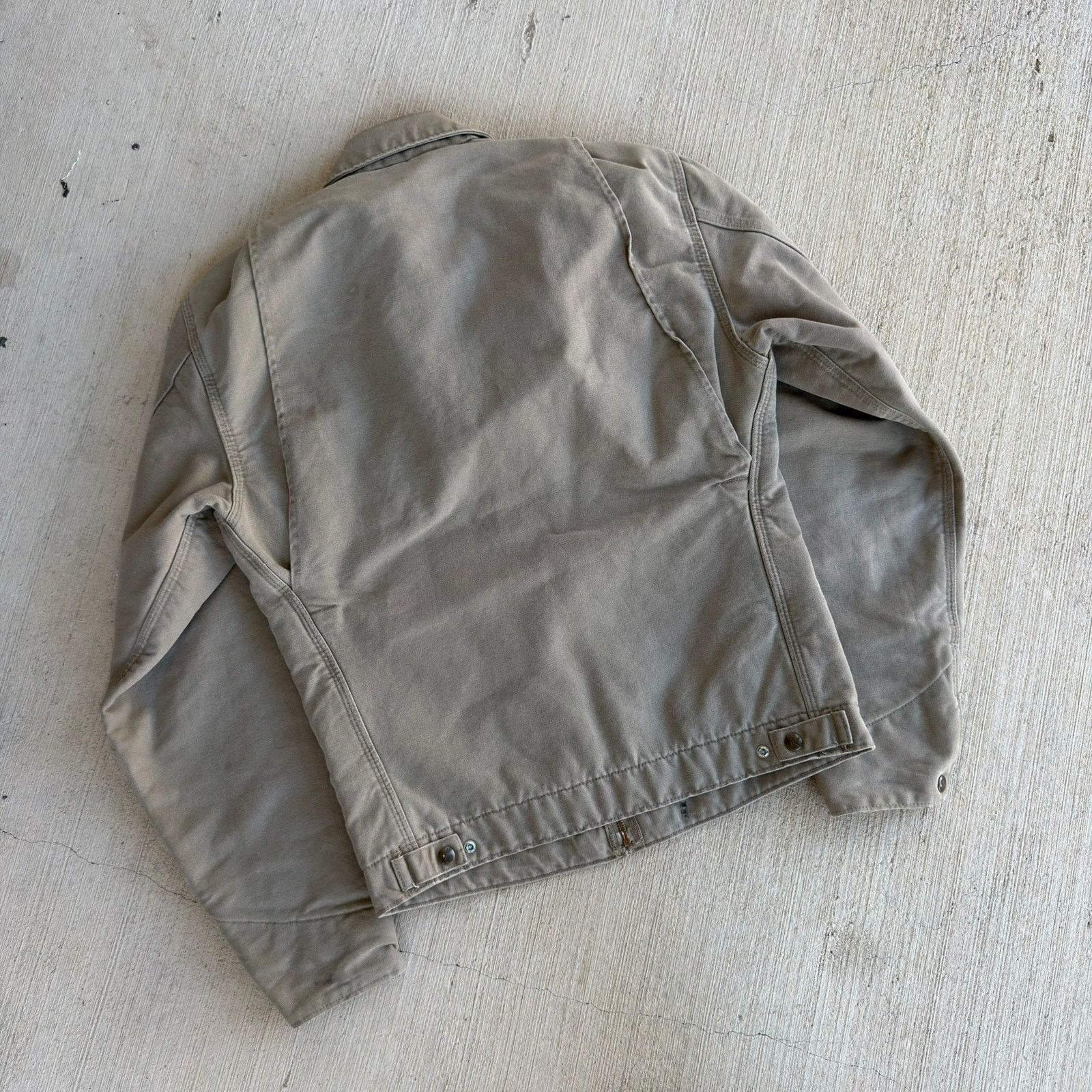 Carhartt × Vintage Carhartt EJ097 266 Detroit light brown work wear jacket Size US S / EU 44-46 / 1 - 7 Thumbnail
