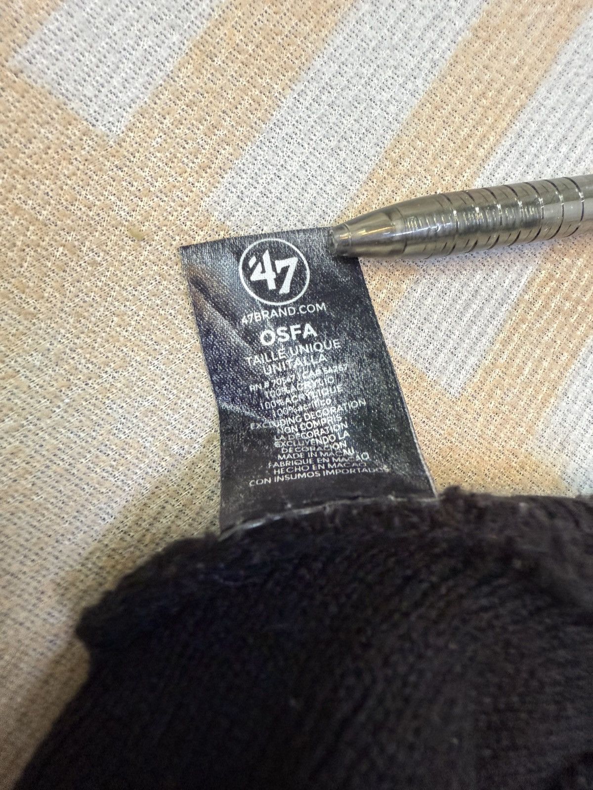 47 Brand × NBA Lakers Beanie Os Size ONE SIZE - 6 Thumbnail