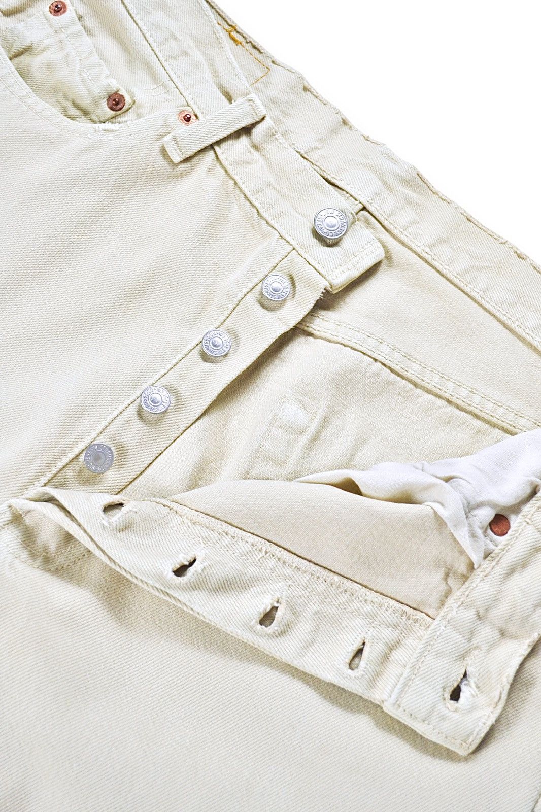 Levi's 90s Vintage Levi's 501 Stone Straight Fit Denim Jeans Size US 32 / EU 48 - 7 Thumbnail