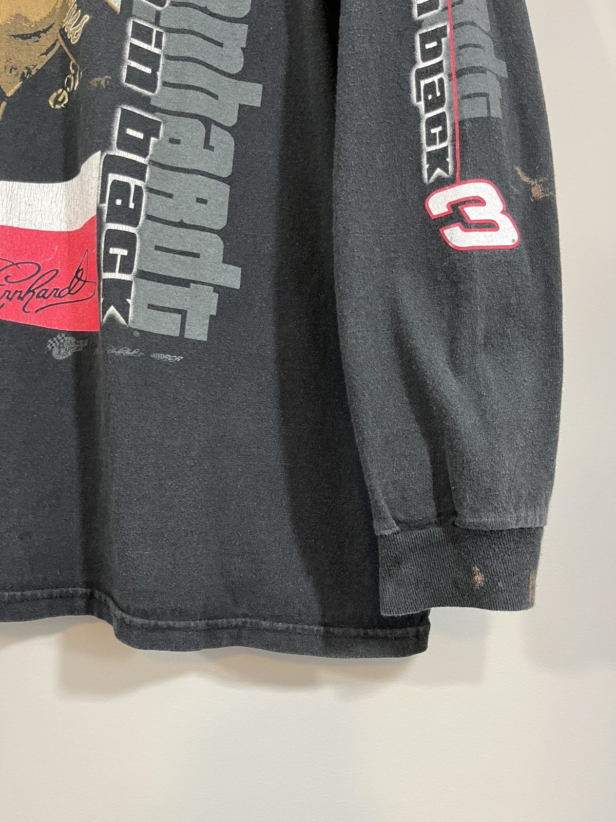 NASCAR Dale Earnhardt Thrashed Distressed Nascar Shirt Size US XXL / EU 58 / 5 - 7 Thumbnail