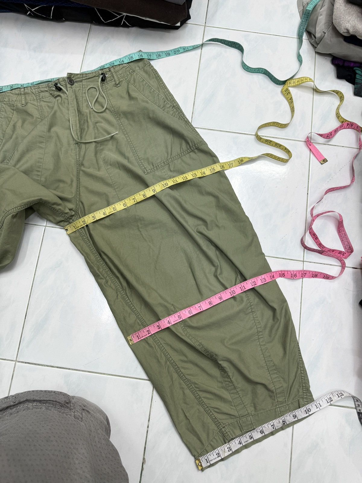 Needles 🔥🔥🔥ARCHIVE VINTAGE NEEDLES MILITARY STYLE PANTS Size US 33 - 14 Thumbnail